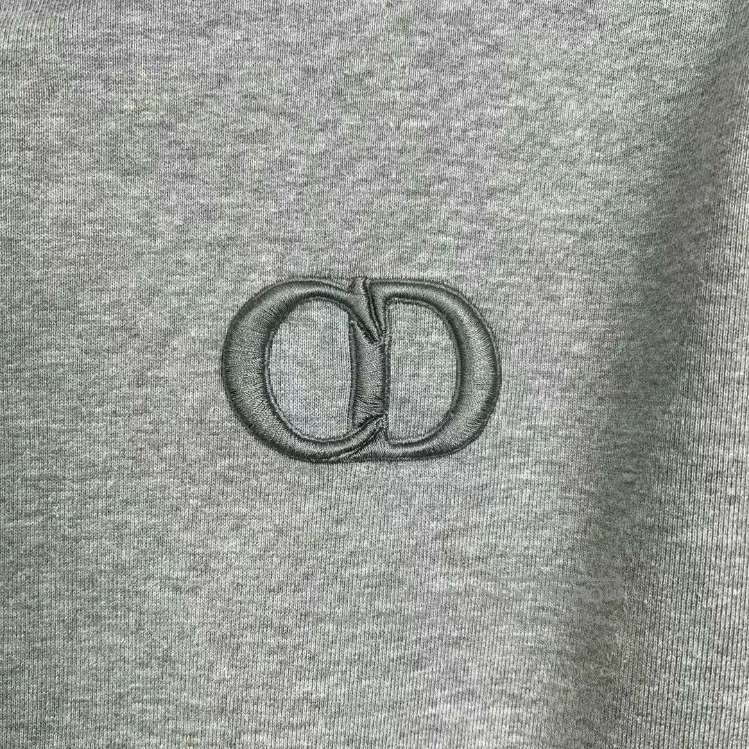 Dior classic gray embroidered CD hoodie. Size US S / EU 44-46 / 1 - 4 Thumbnail