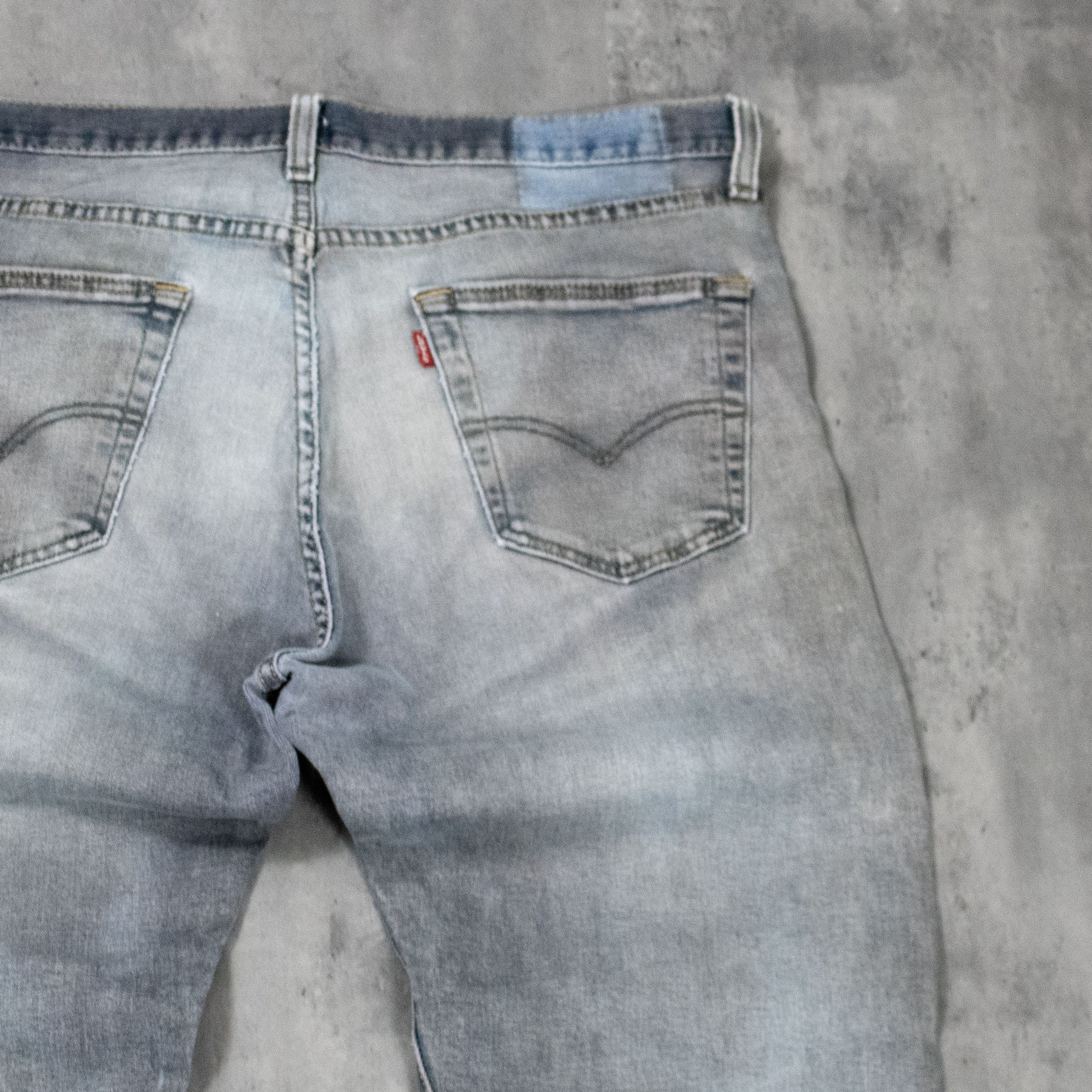 Levi's Vintage Clothing Y2K 2000's Levis 501 Overdyed Relax Straight Denim Pant's Size US 34 / EU 50 - 13 Thumbnail