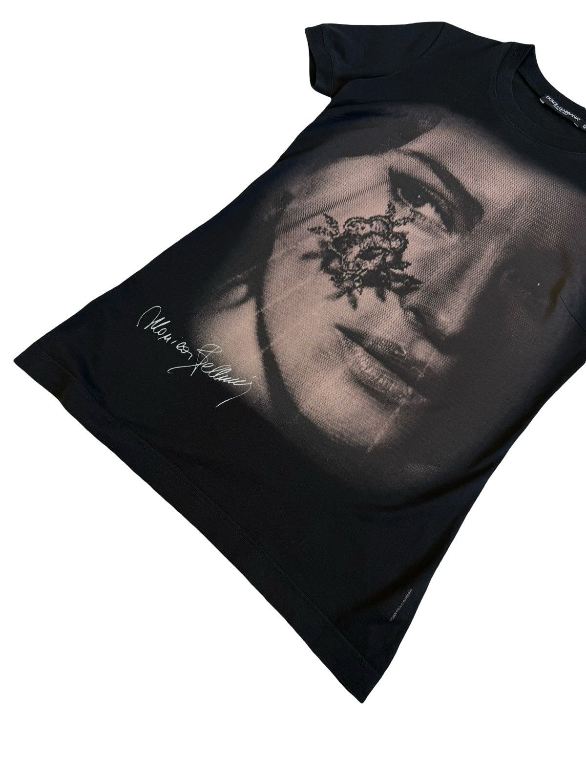 Dolce & Gabbana Dolce & Gabbana Monica Bellucci T-Shirt Big Logo Y2K Hype 42 Size M / US 6-8 / IT 42-44 - 2 Thumbnail
