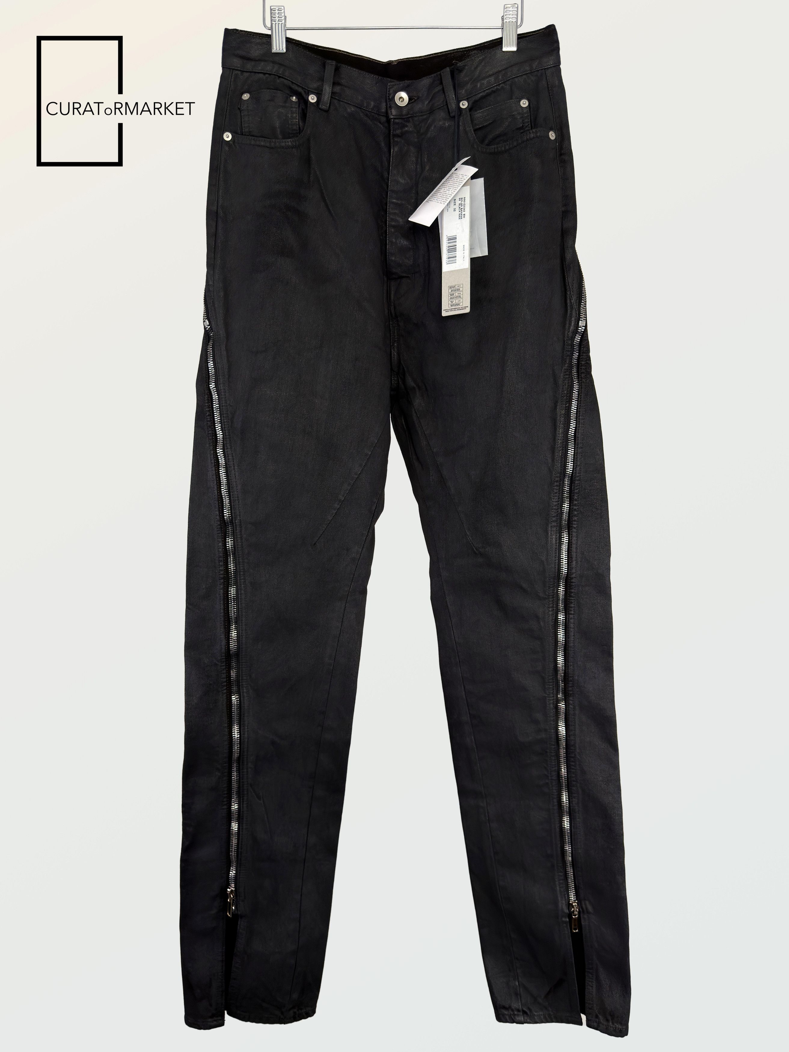 Rick Owens × Rick Owens Drkshdw Rick Owens SS24 Waxed Bolan