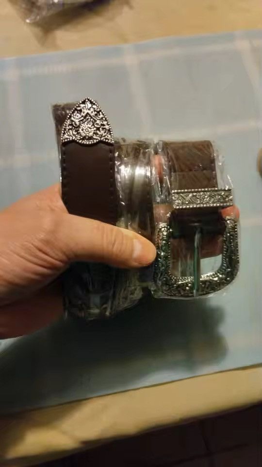 Japanese Brand Y2K Buckle Belt Size 32 - 1 Thumbnail