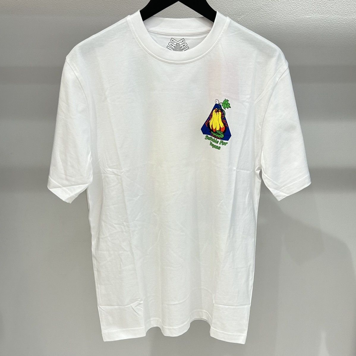 image of Palace Nein Cheese Nein Egg Tee White, Men's (Size Medium)