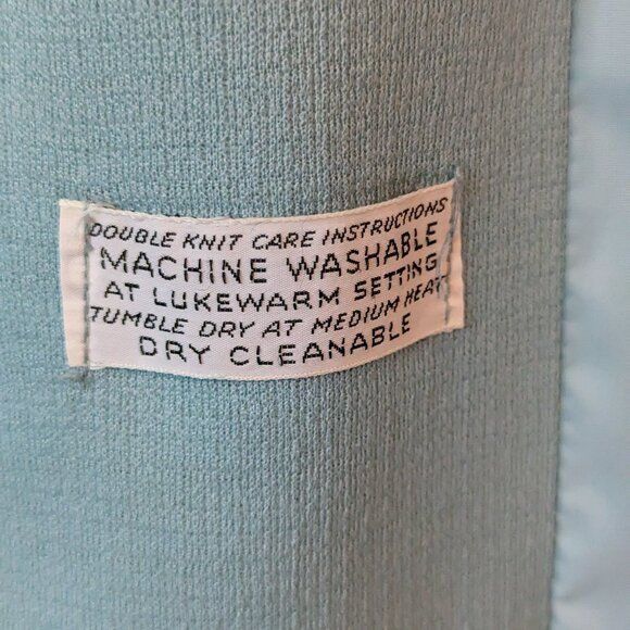 Vintage Vintage Teal Double-Knit Overcoat | Large/Extra Large | Fair Size L / US 10 / IT 46 - 7 Thumbnail