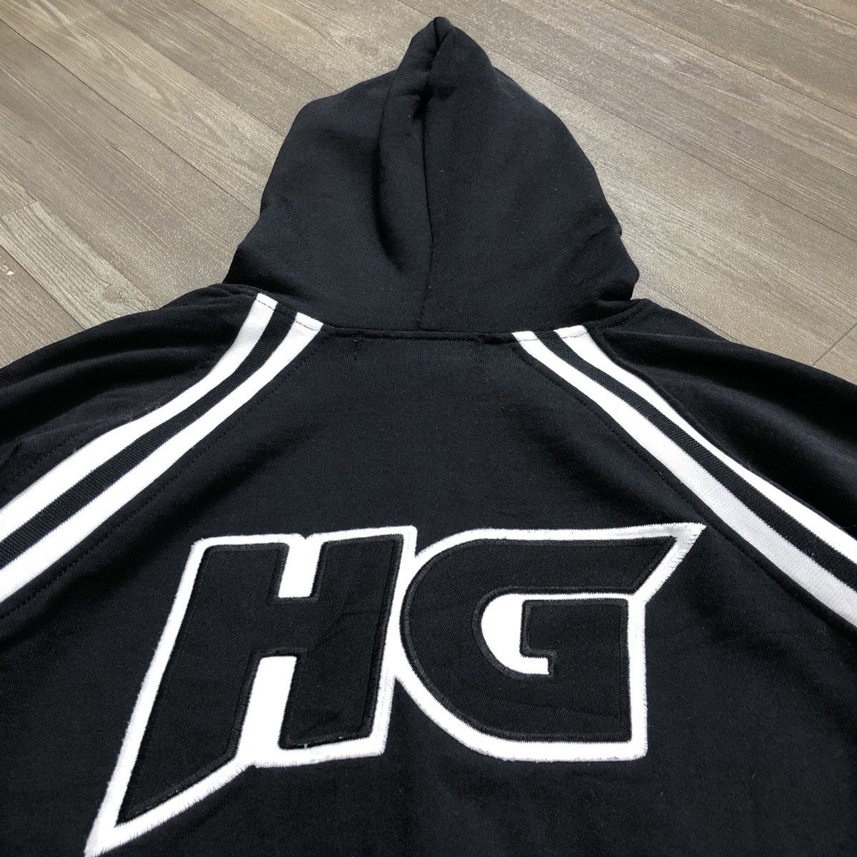 Hysteric Glamour 1990s Hysteric Glamour HG Spell Out Logo Zip Hoodie Size US S / EU 44-46 / 1 - 3 Thumbnail