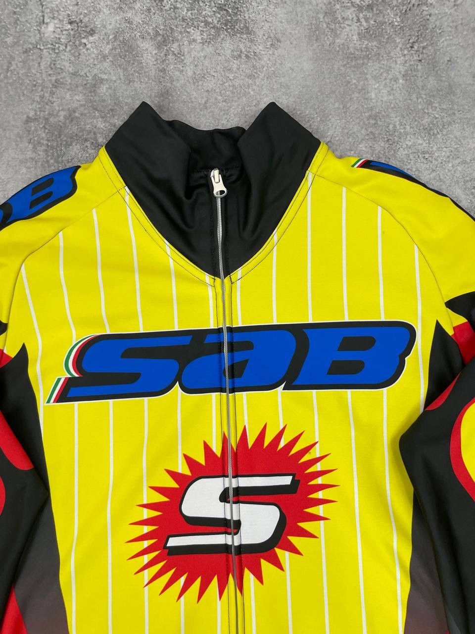 Other SAB Mens Cycling Jersey Jacket Yellow Size XL Size US XL / EU 56 / 4 - 2 Thumbnail