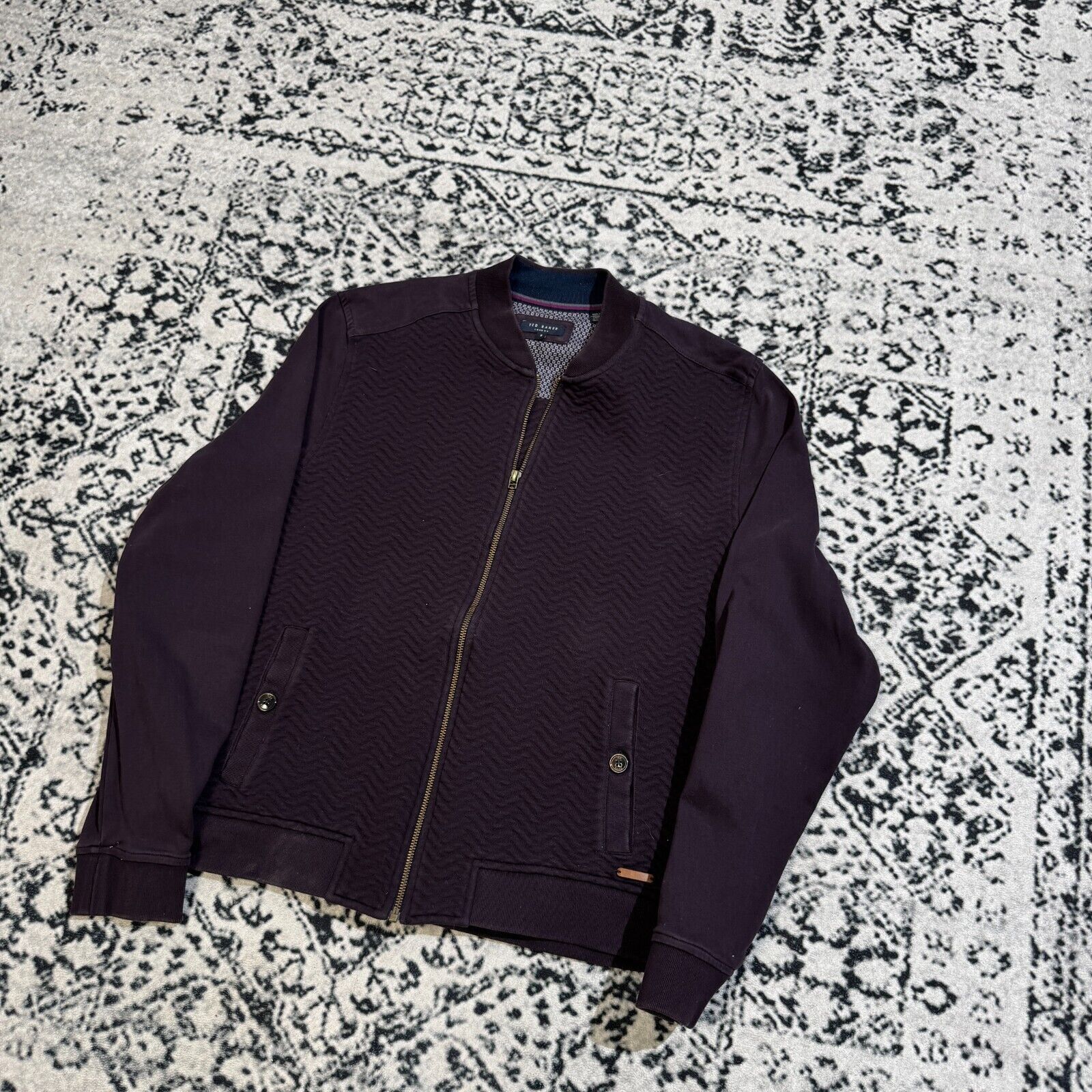 Vintage Vintage Ted Baker Women's Purple Cotton Sweatshirt Size 5 Size US S / EU 44-46 / 1 - 2 Thumbnail