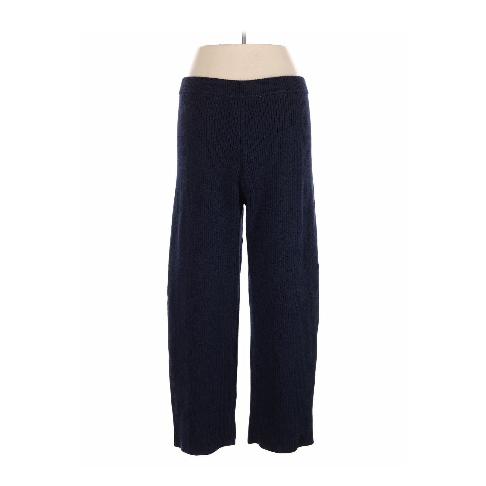 Other Aligne LB Lucia Knitted Denim Trousers Cotton Navy L Size 30" / US 8 / IT 44 - 3 Thumbnail