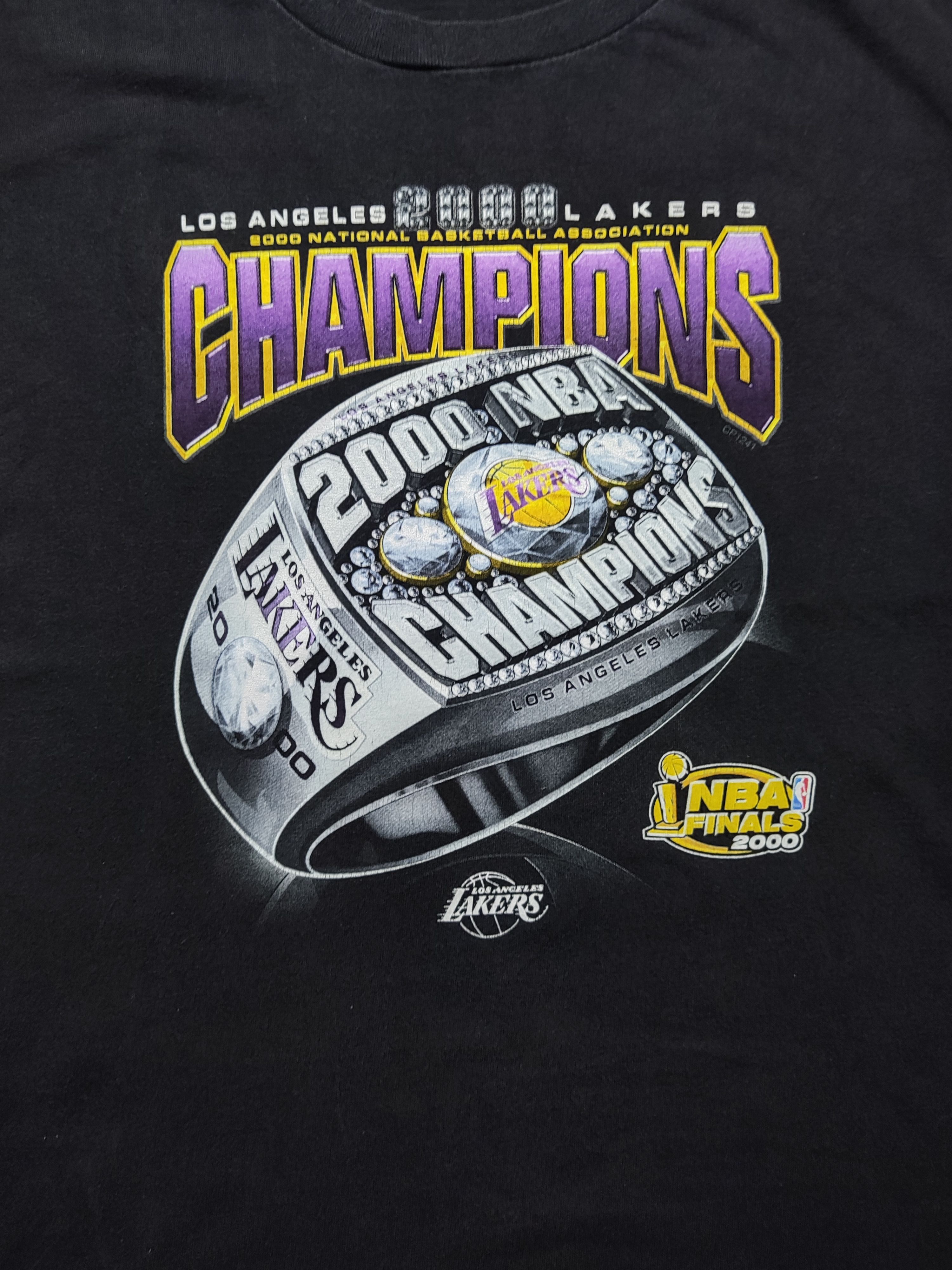 Champion × NBA 2000 LAKERS CHAMPIONS RING TEE - L Size US L / EU 52-54 / 3 - 3 Thumbnail