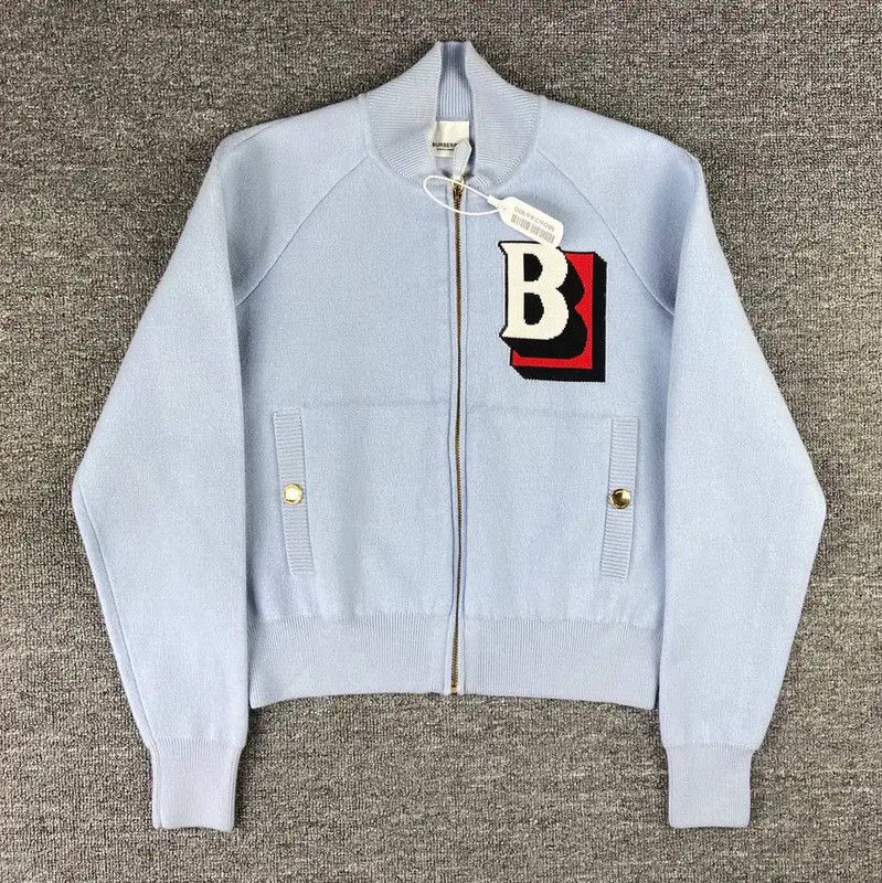 Burberry Burberry Light Blue Wool Knit Sweater Size XS / US 0-2 / IT 36-38 - 1 Thumbnail