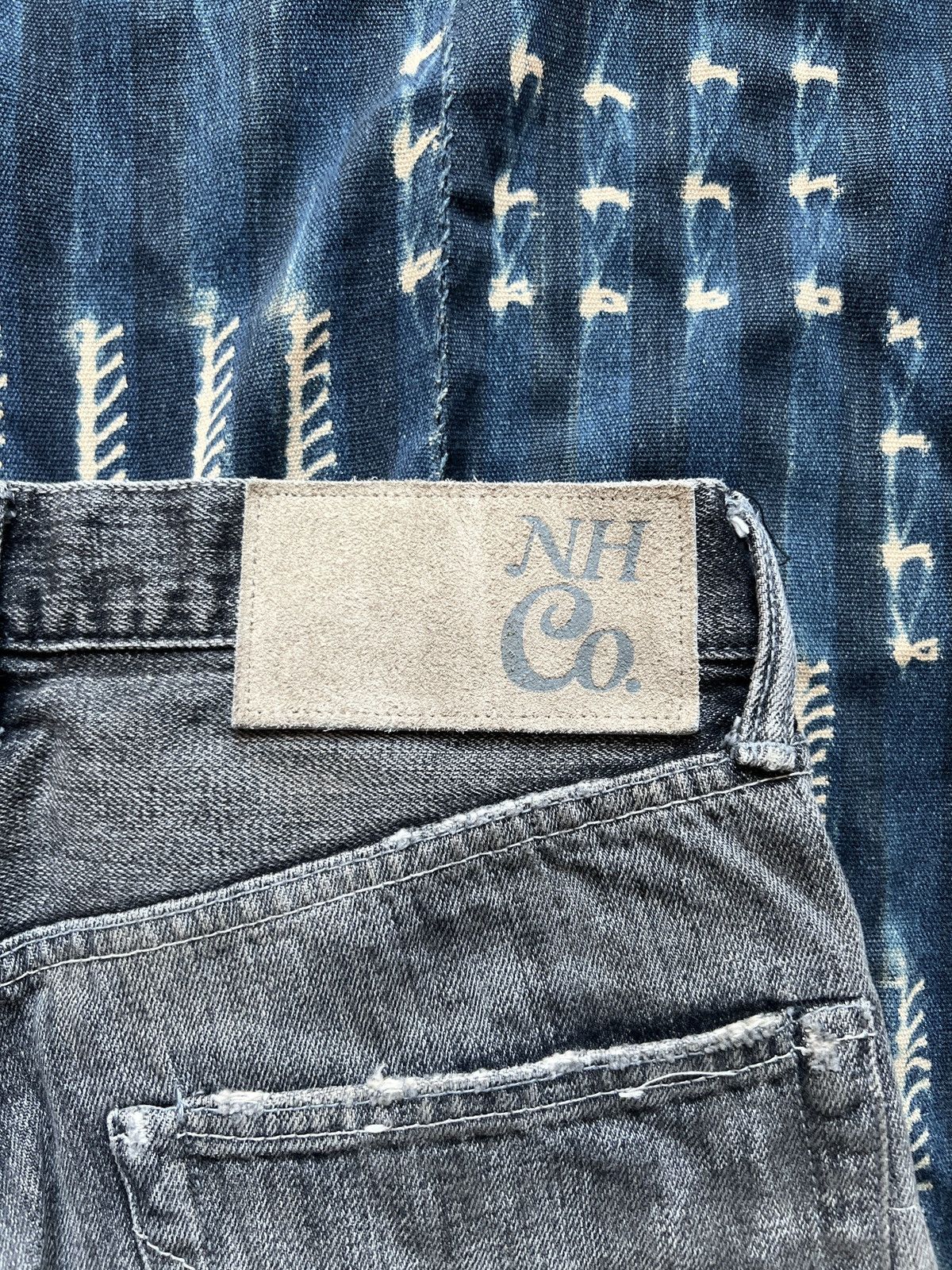 Neighborhood Neighborhood Archive AW14 Destroyed Selvedge Denim Jeans Size US 32 / EU 48 - 9 Thumbnail
