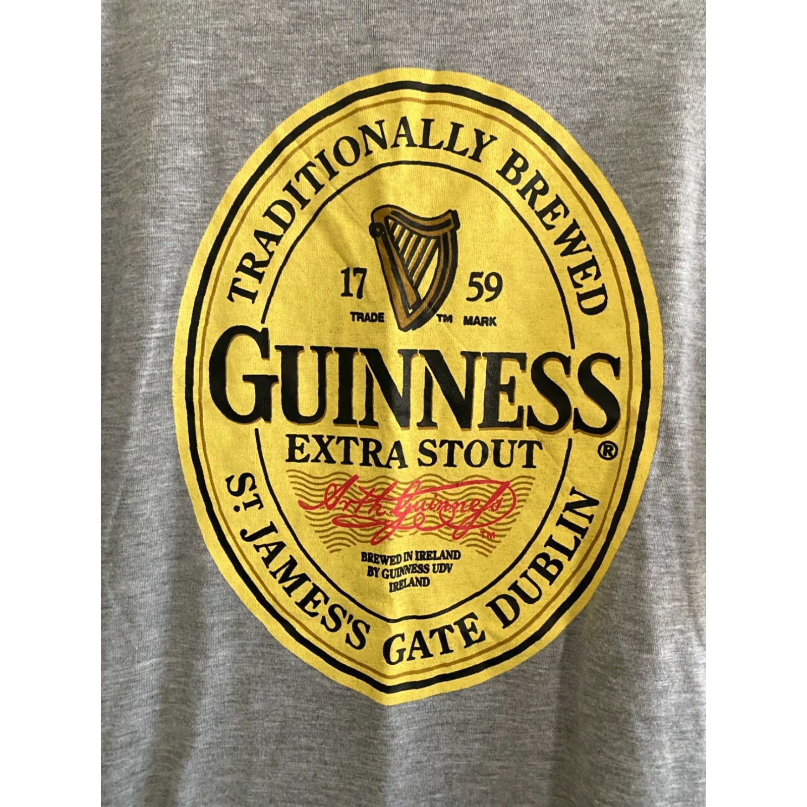 Vintage VINTAGE Guinness Official Merchandise Men’s Small Gray ST. JAMES Gate Dublin Shirt Size US S / EU 44-46 / 1 - 2 Thumbnail