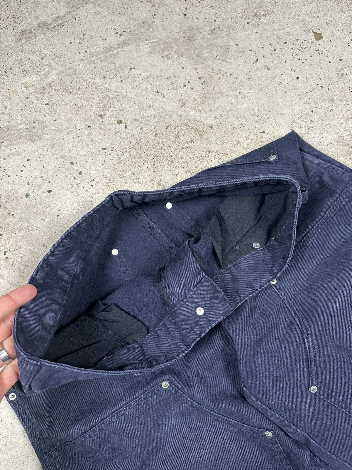 Carhartt × Vintage Vintage Y2K Carhartt Style Navy Double Knee Denim Pants Jean Size US 32 / EU 48 - 8 Thumbnail