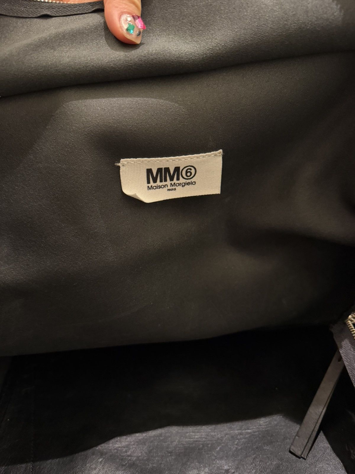 MM6 MM6 Maison Margiela tote bag black Size ONE SIZE - 2 Thumbnail