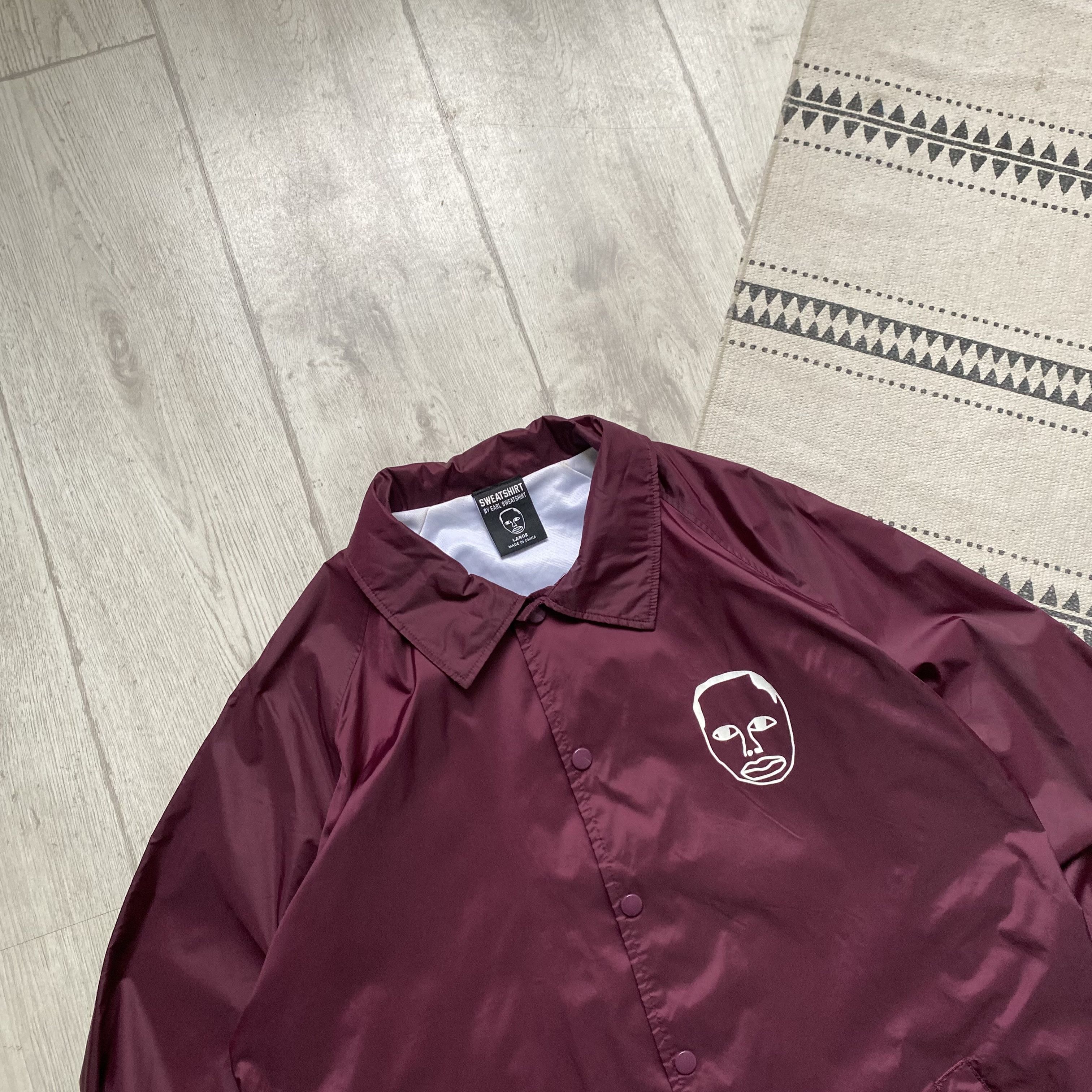 Earl Sweatshirt EARL sweatshirt nylon coach jacket Windbreaker 1994 logo Size US L / EU 52-54 / 3 - 3 Thumbnail