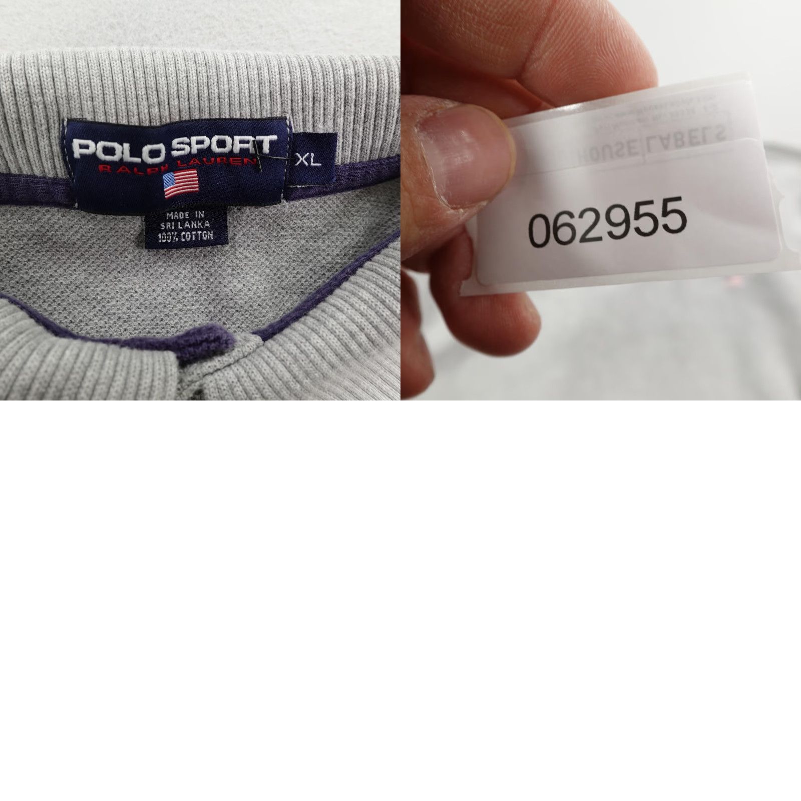 Polo Ralph Lauren VINTAGE Polo Ralph Lauren Polo Shirt Mens XL Short Sleeve Gray All Seasons Logo 90s Streetwear Size US XL / EU 56 / 4 - 8 Thumbnail