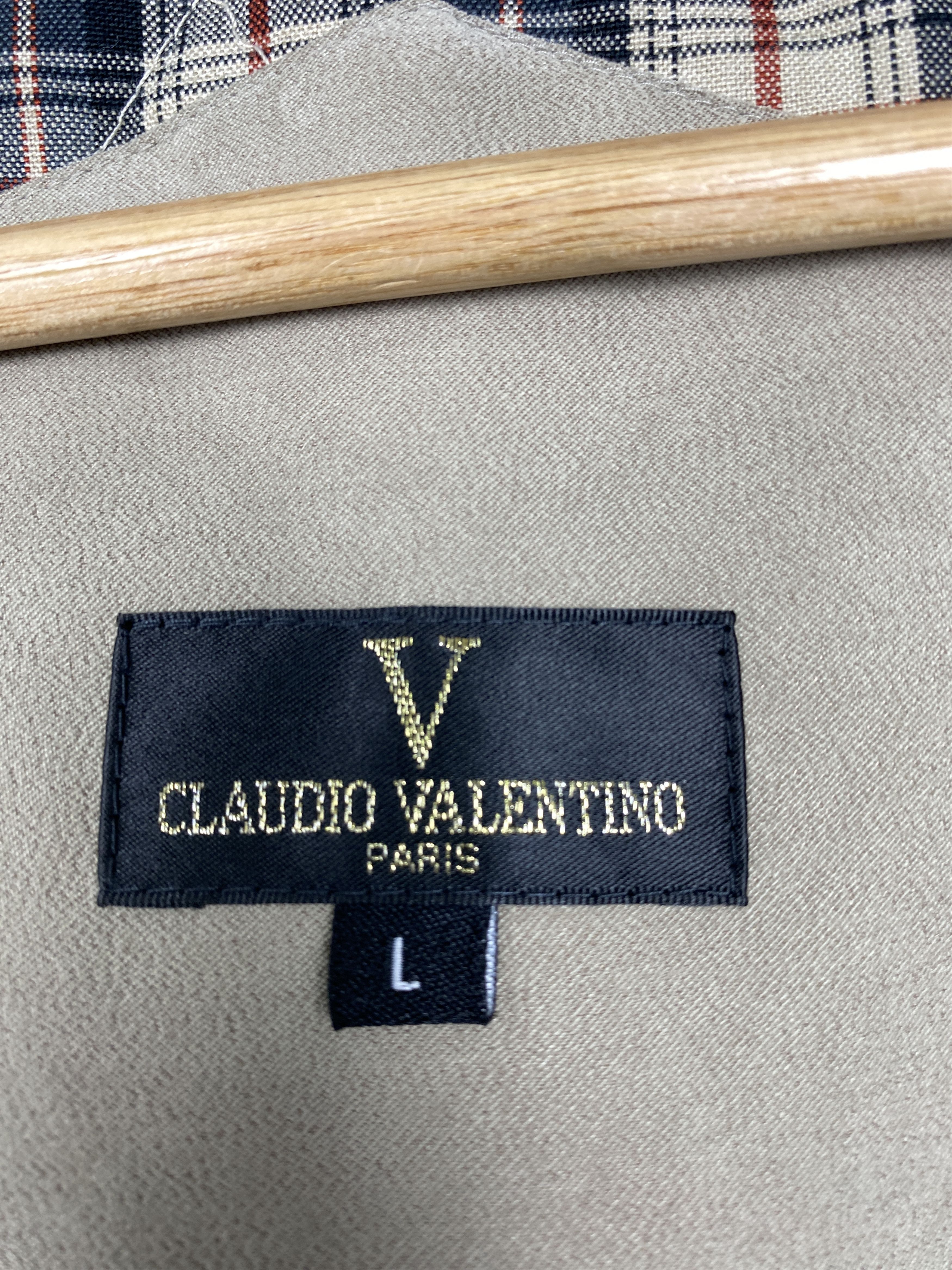 Japanese Brand Vintage Claudio Valentino Quilted Lining Jacket J1148 Size US M / EU 48-50 / 2 - 15 Thumbnail