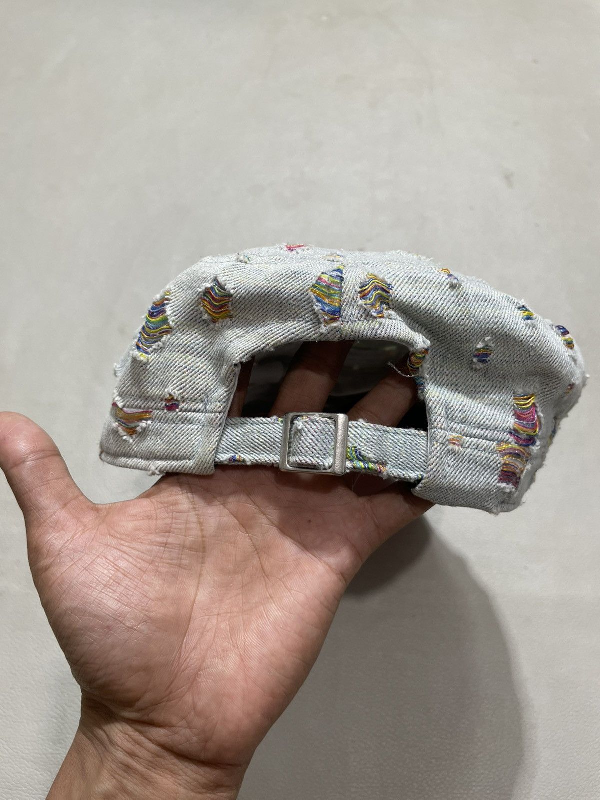 Japanese Brand Undefined Distressed Cadet Hat Nice design Size ONE SIZE - 4 Thumbnail