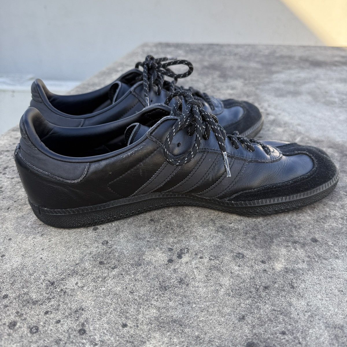 Adidas × Pharrell Adidas X Pharrell Samba Black Sneakers Size US 10.5 / EU 43-44 - 3 Thumbnail