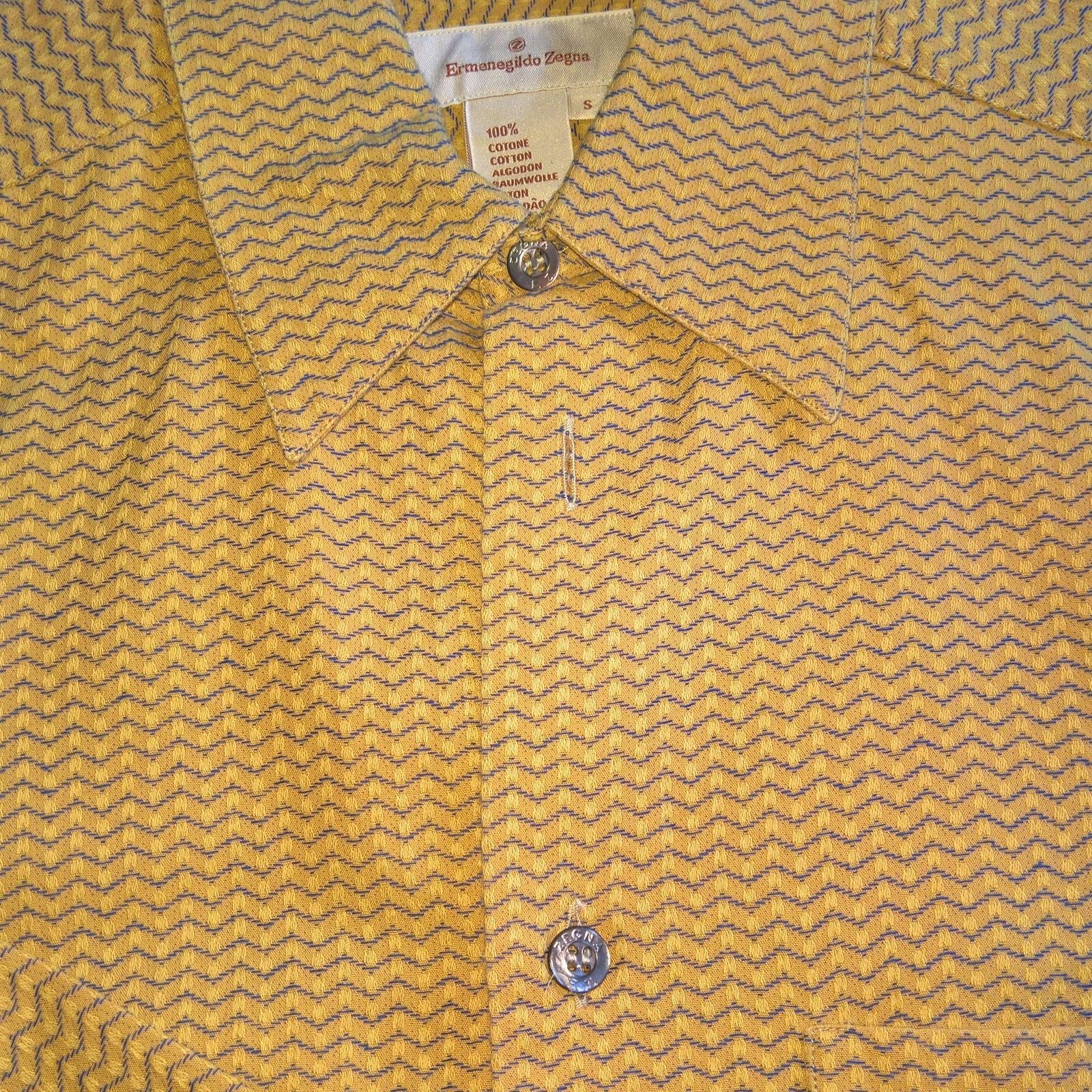 Ermenegildo Zegna Vintage Men's Zenga Oversize dress Shirt Sz S Size US S / EU 44-46 / 1 - 17 Thumbnail
