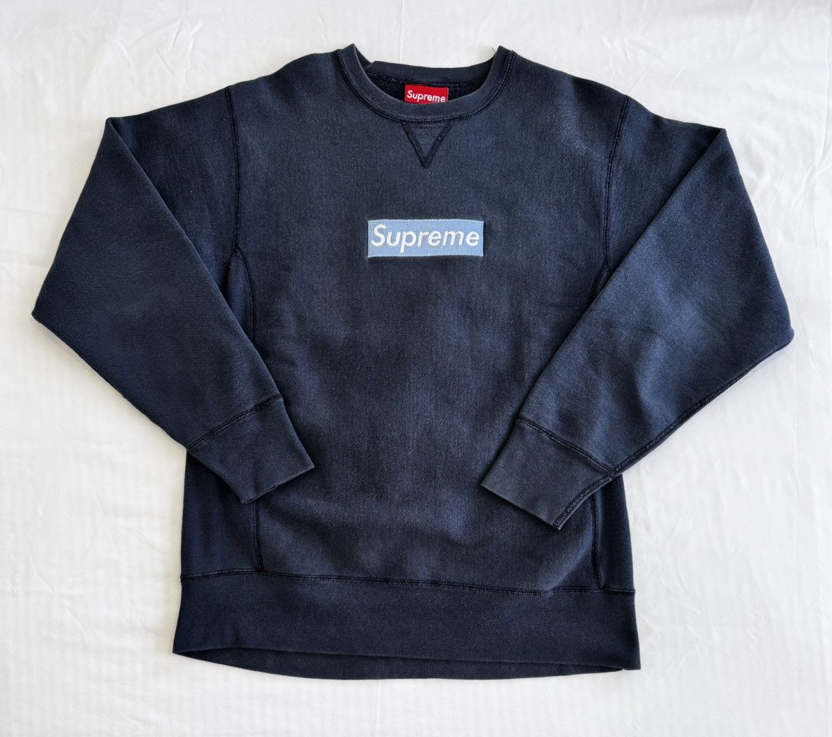 Supreme Supreme Ice on Navy Box Logo Crewneck 1997 Size US M / EU 48-50 / 2 - 2 Thumbnail