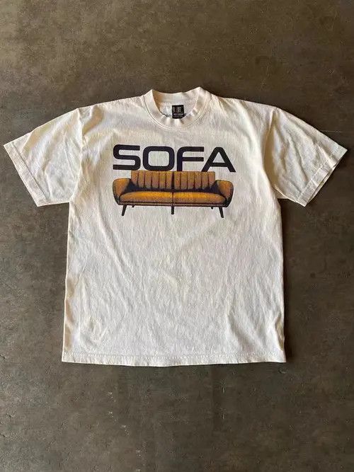 Other White retro sofa print loose tee Size US L / EU 52-54 / 3 - 7 Thumbnail