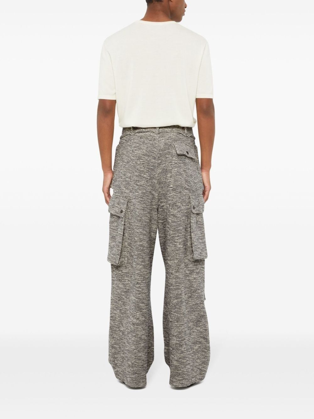 Alanui ALANUI B&W MOULINE CARGO PANTS 💫 Size US 34 / EU 50 - 10 Thumbnail