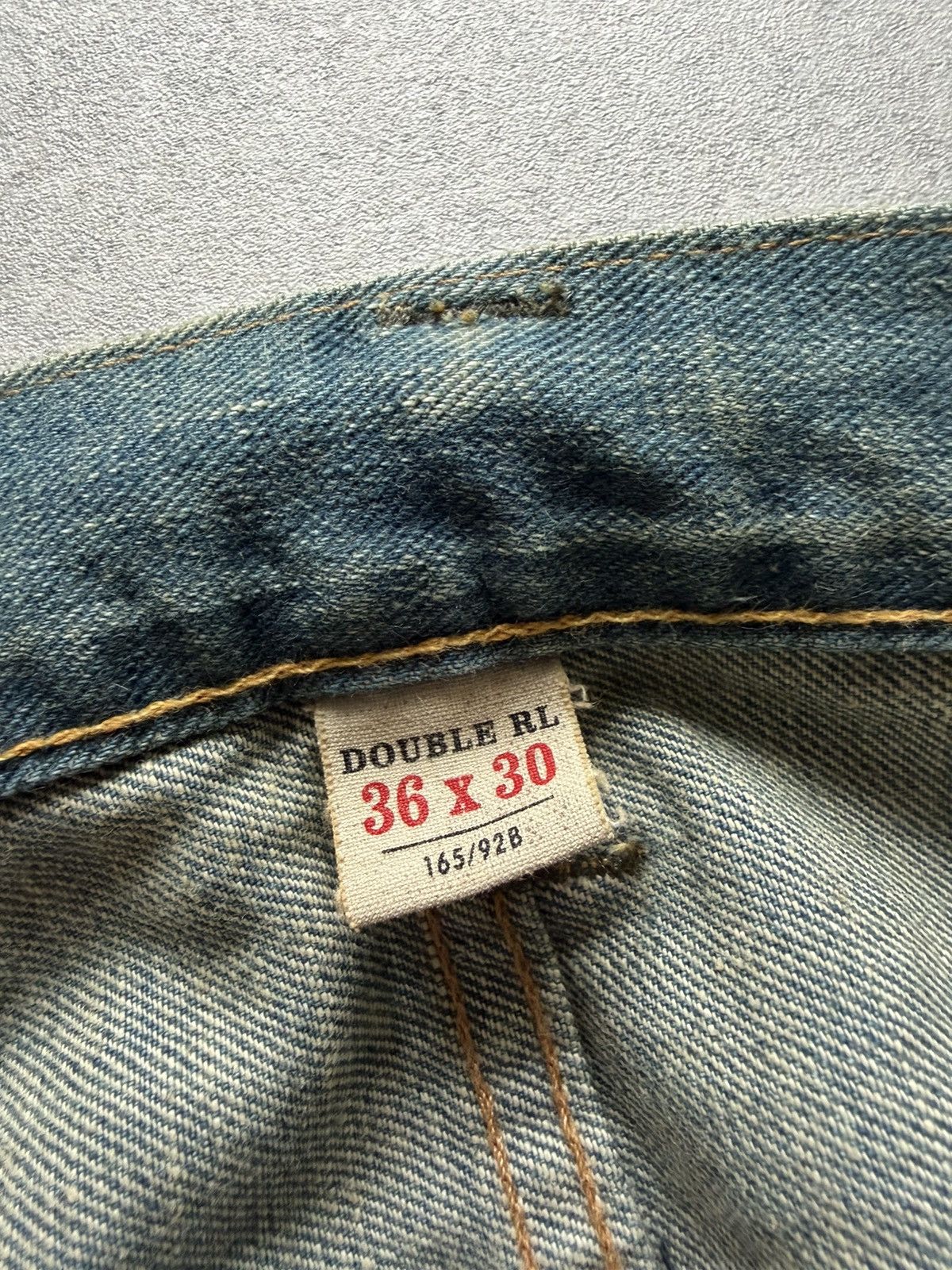 RRL Ralph Lauren Vintage Jeans Double Ralph Lauren Japan Selvedge Denim rare Size US 36 / EU 52 - 7 Thumbnail