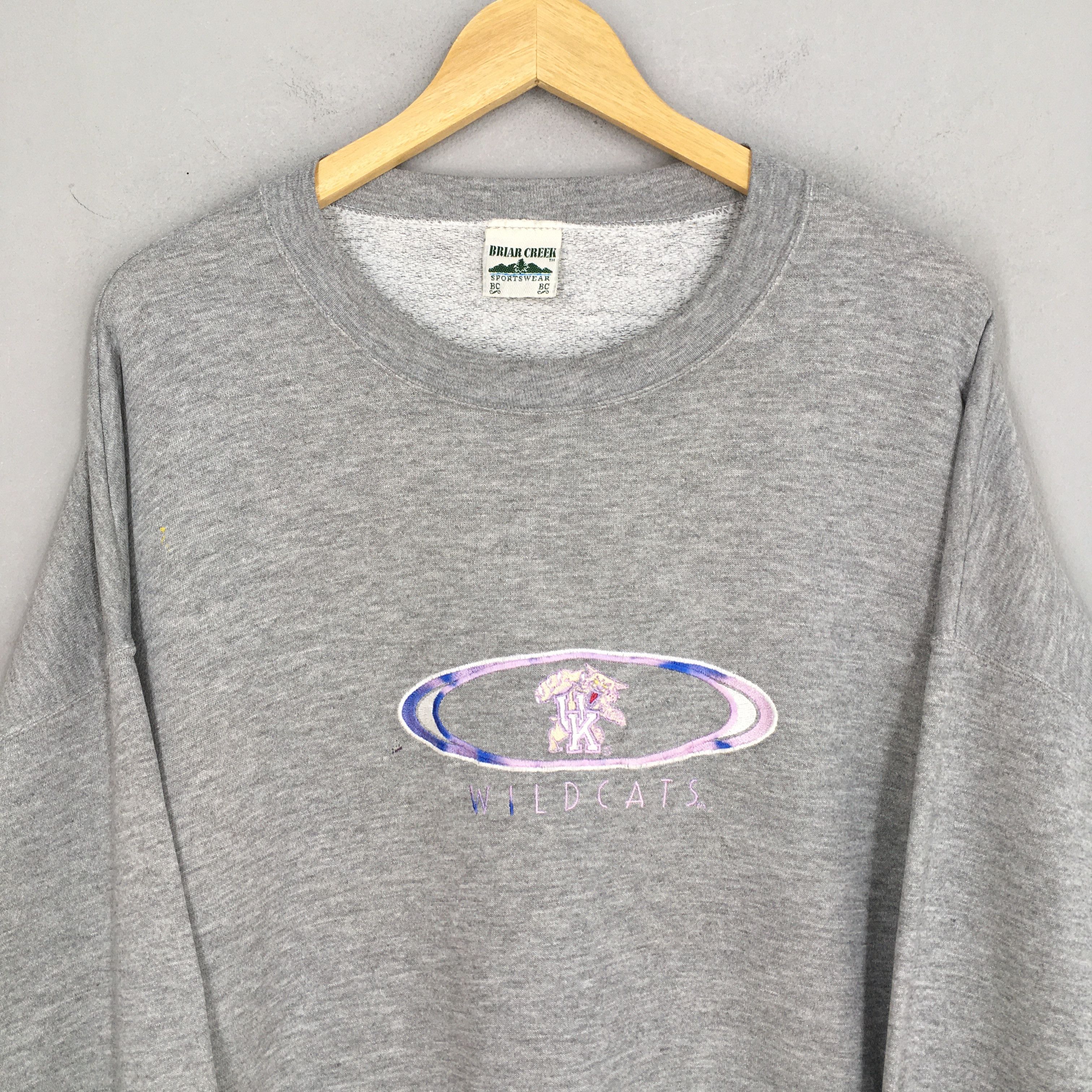 NCAA × Vintage Vintage 90s University Of Kentucky Ncaa Sweatshirt XXLarge Size US XXL / EU 58 / 5 - 2 Thumbnail