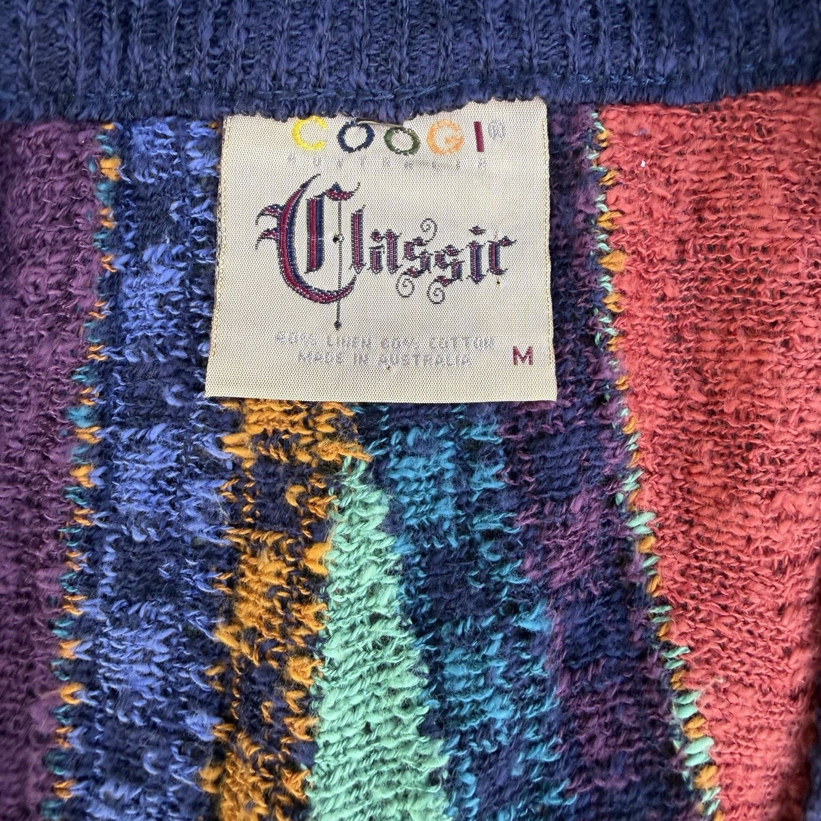 Coogi × Vintage Vintage Coogi Classic Cardigan Knit Sweater Biggie Cosby Size US M / EU 48-50 / 2 - 3 Thumbnail