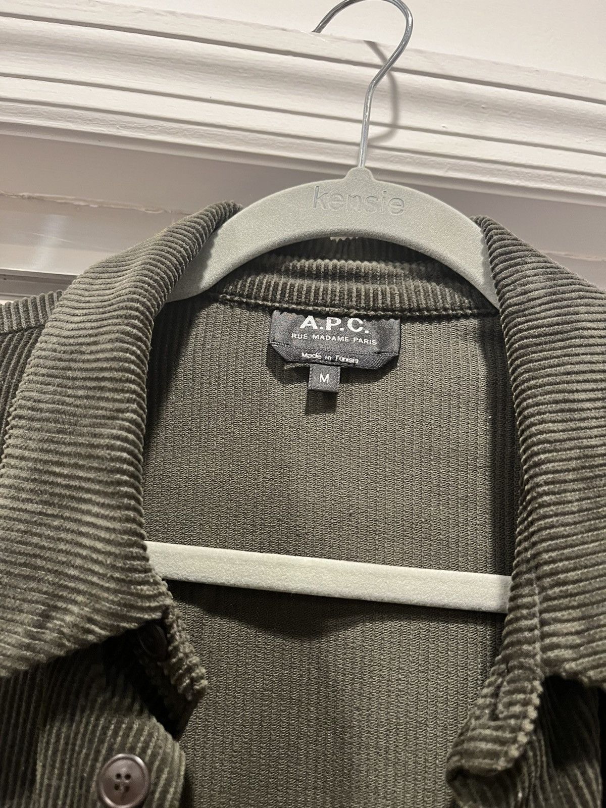 A.P.C. Green Corduroy over shirt Size US M / EU 48-50 / 2 - 3 Thumbnail