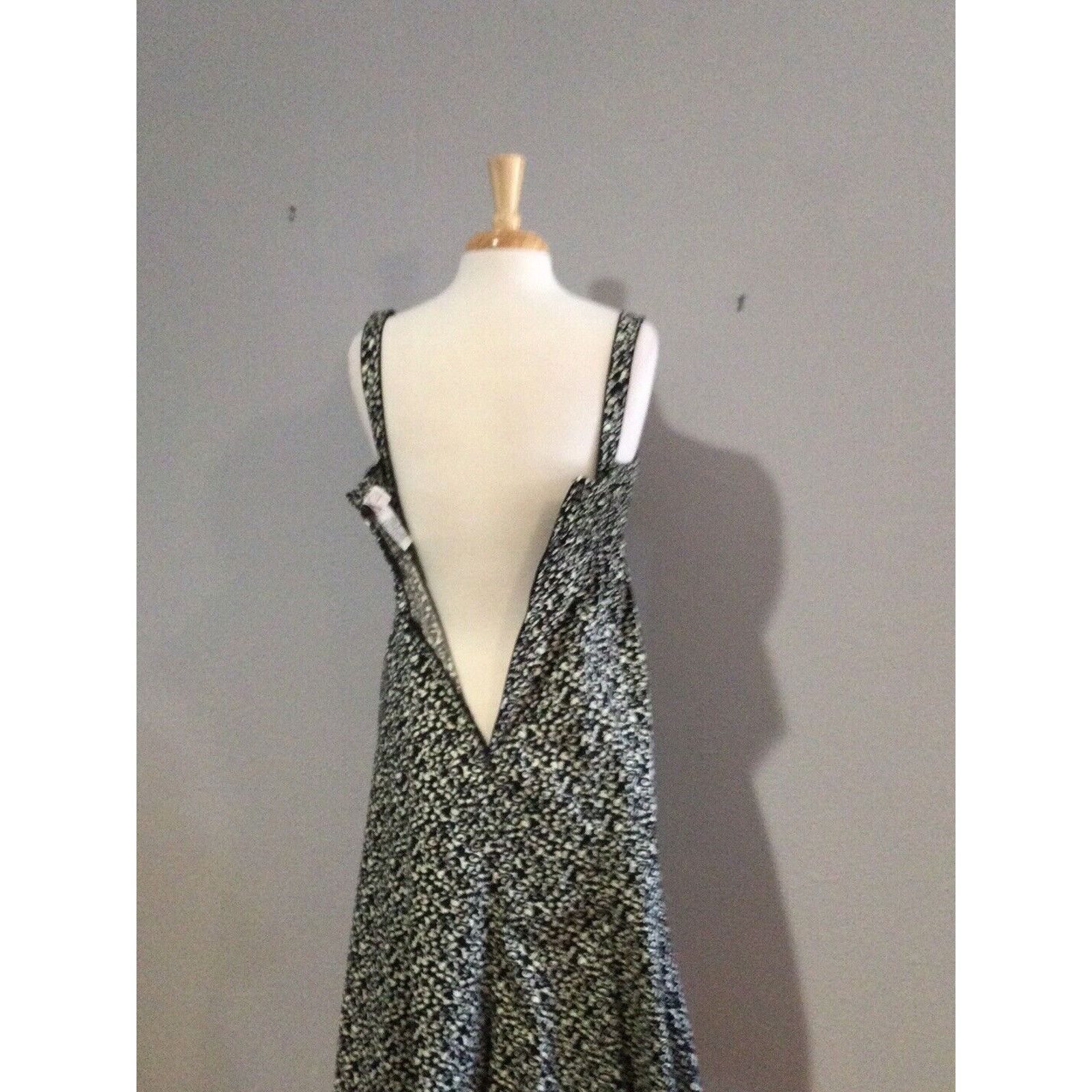 Vintage R&K Originals Black & White A Line Sundress Size 8 Size M / US 6-8 / IT 42-44 - 12 Thumbnail