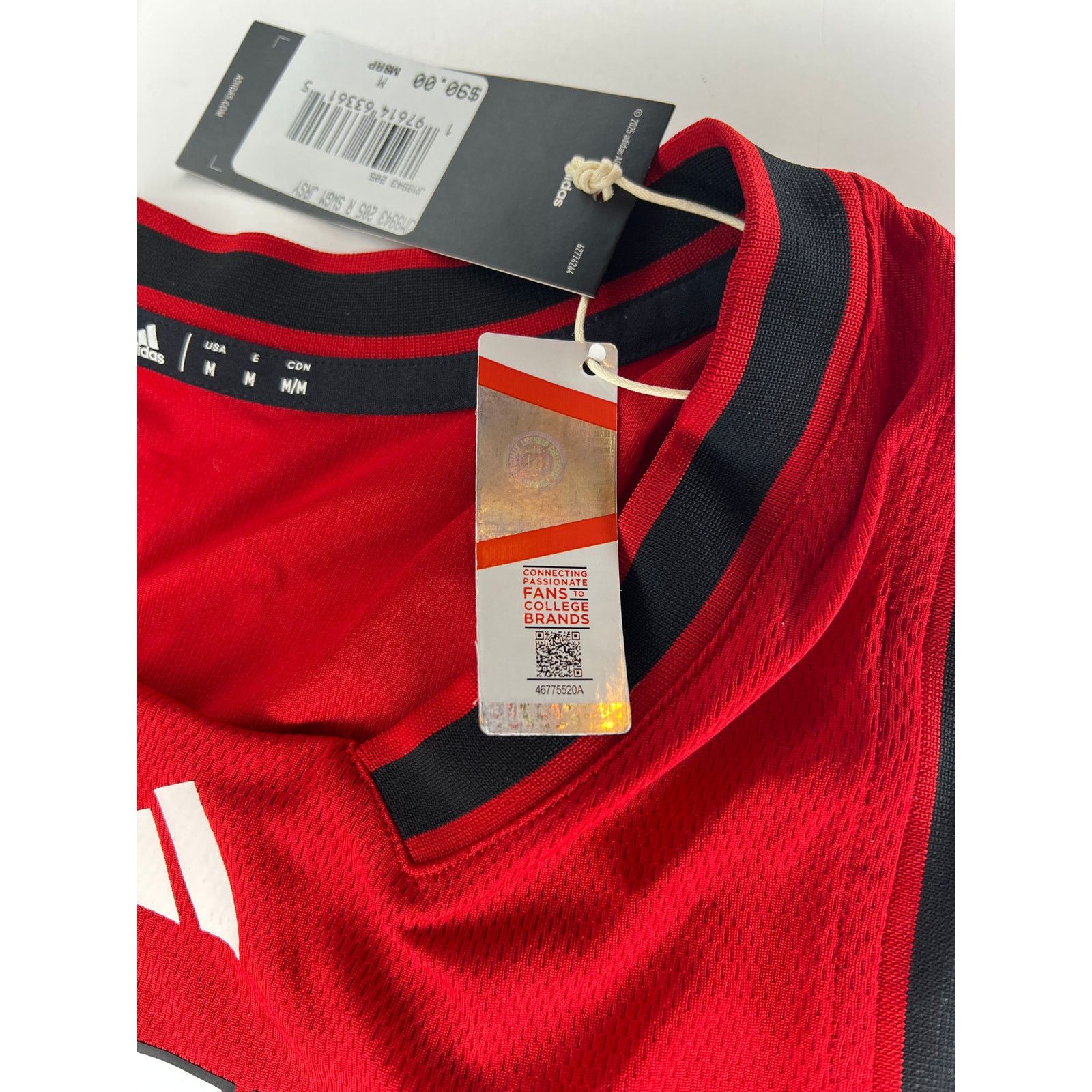 Adidas Adidas NCAA NC State Wolfpack #00 Swingman Basketball Jersey Size US M / EU 48-50 / 2 - 7 Thumbnail