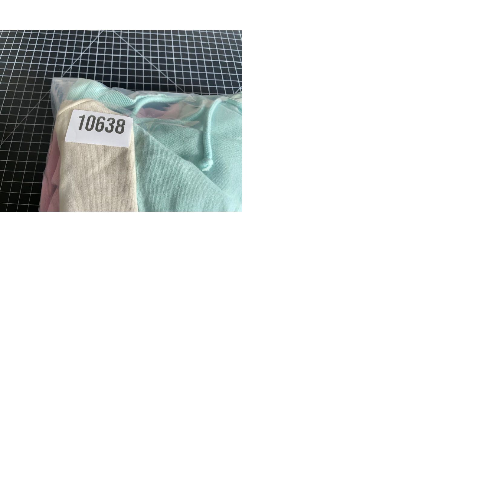 Teddy Fresh Teddy Fresh Hoodie Men's Large Pastel Green Colorblock 100% Cotton Sweatshirt Size US L / EU 52-54 / 3 - 9 Thumbnail