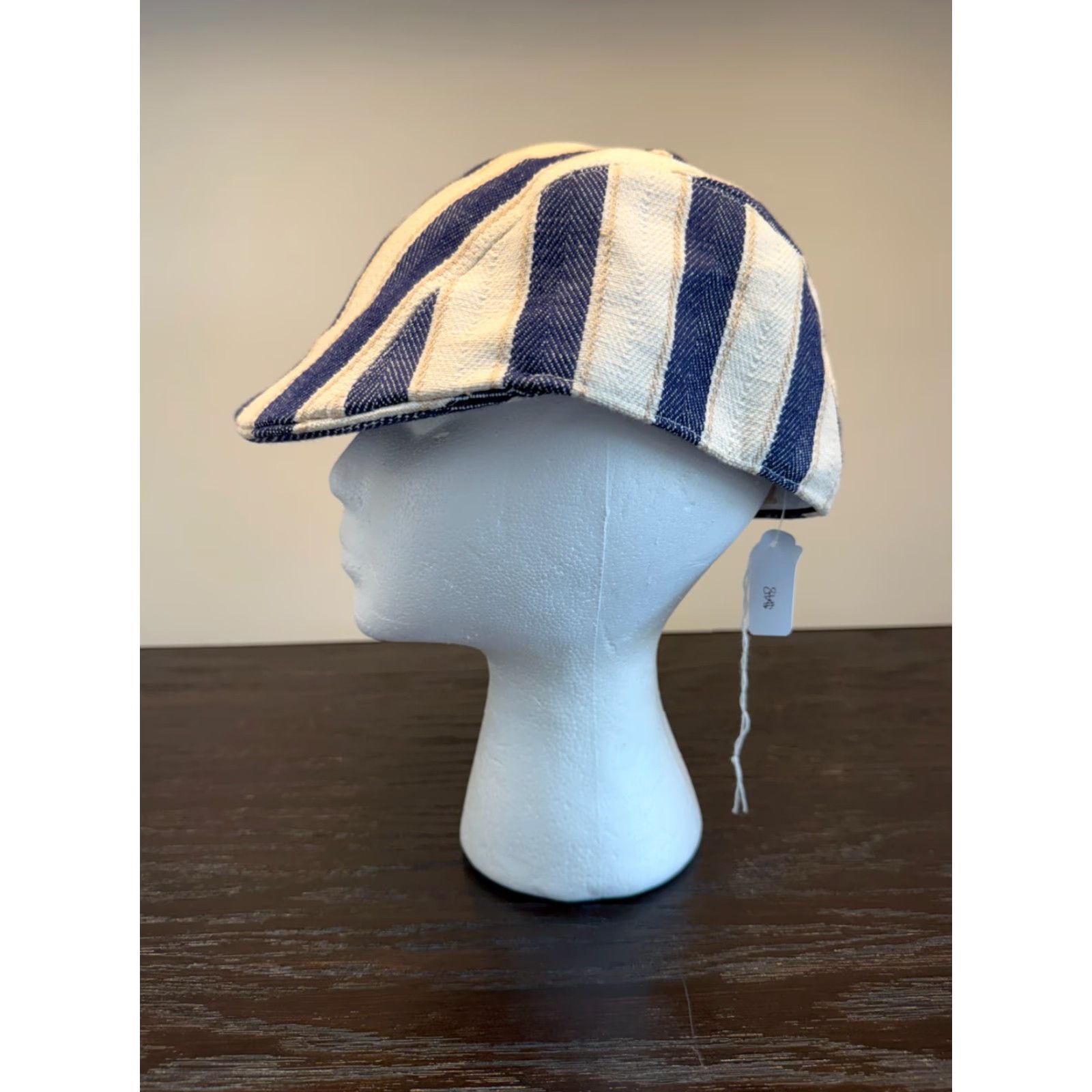Vintage ANTHONY PETO Hat Mens Small Junior Cricket Navy Blue Twill Cap Made in France Size ONE SIZE - 5 Thumbnail