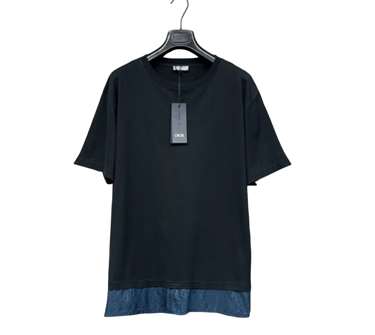 Dior Dior Oblique Silk Hem T-Shirt Size XL Size US XL / EU 56 / 4 - 1 Thumbnail
