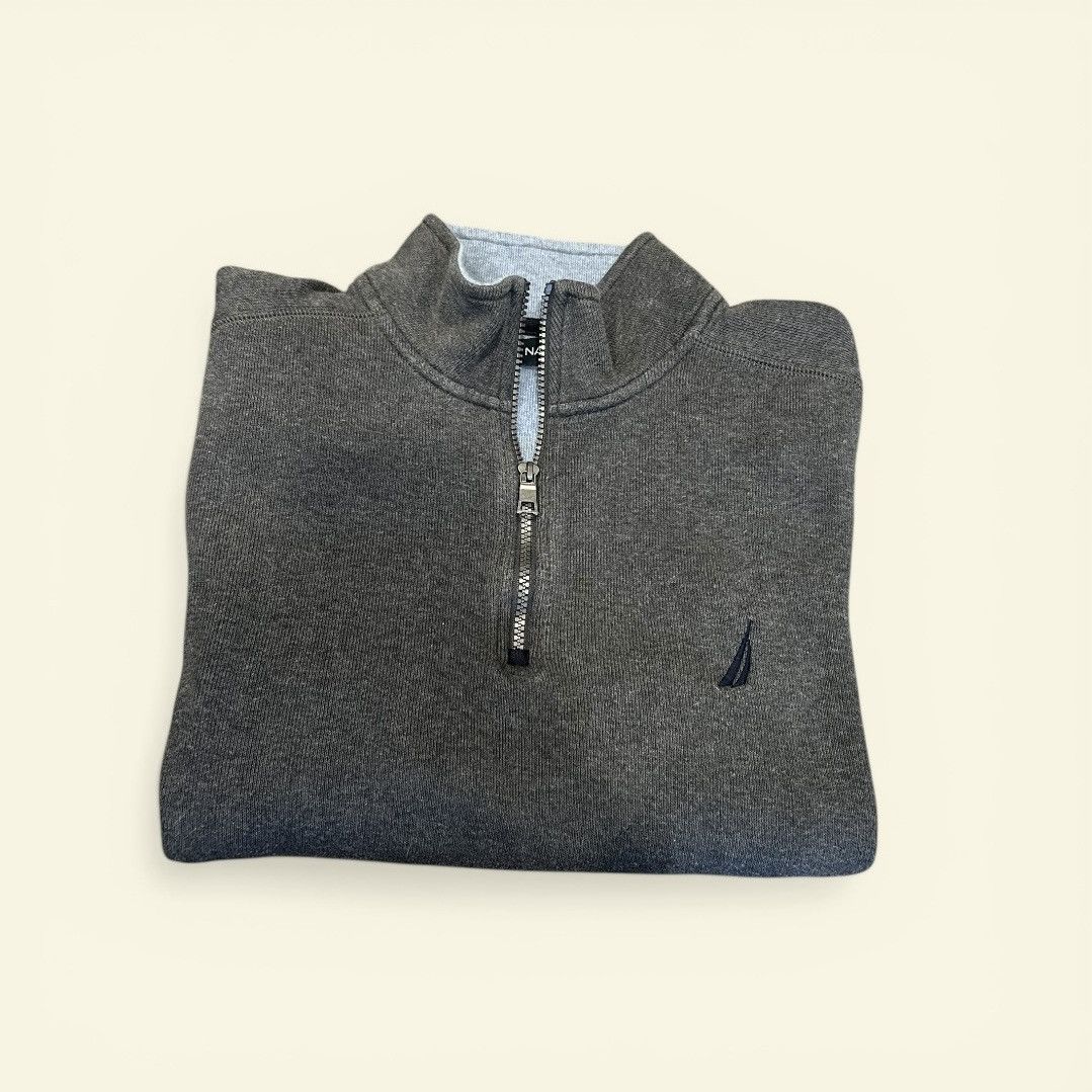 Nautica Nautica Grey Quarter-Zip (Men’s L) Size US L / EU 52-54 / 3 - 3 Thumbnail