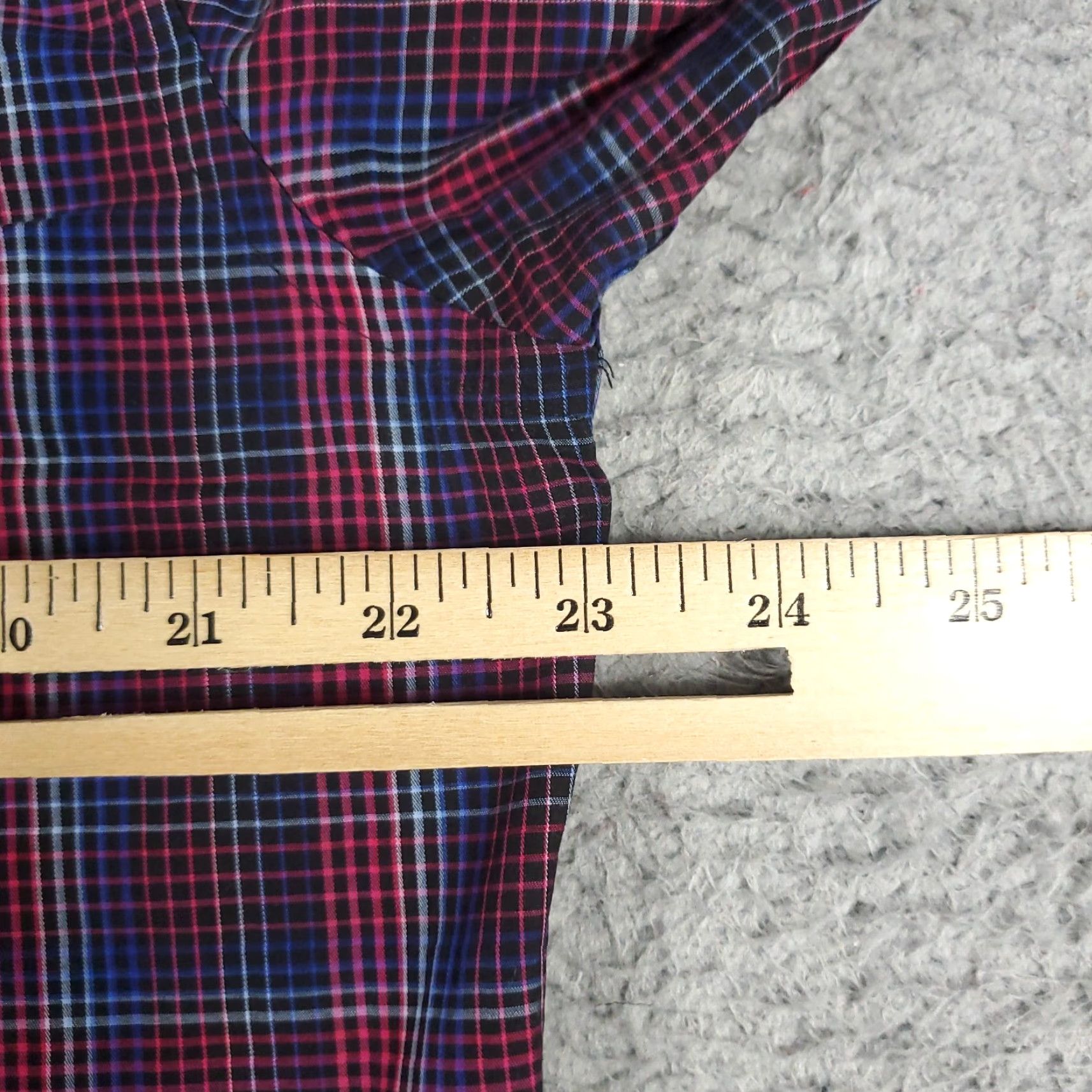 BUGATCHI Bugatchi Uomo Plaid Button-Up Shirt Mens XL Multicolor Long Sleeve Regular Fit Size US XL / EU 56 / 4 - 5 Thumbnail