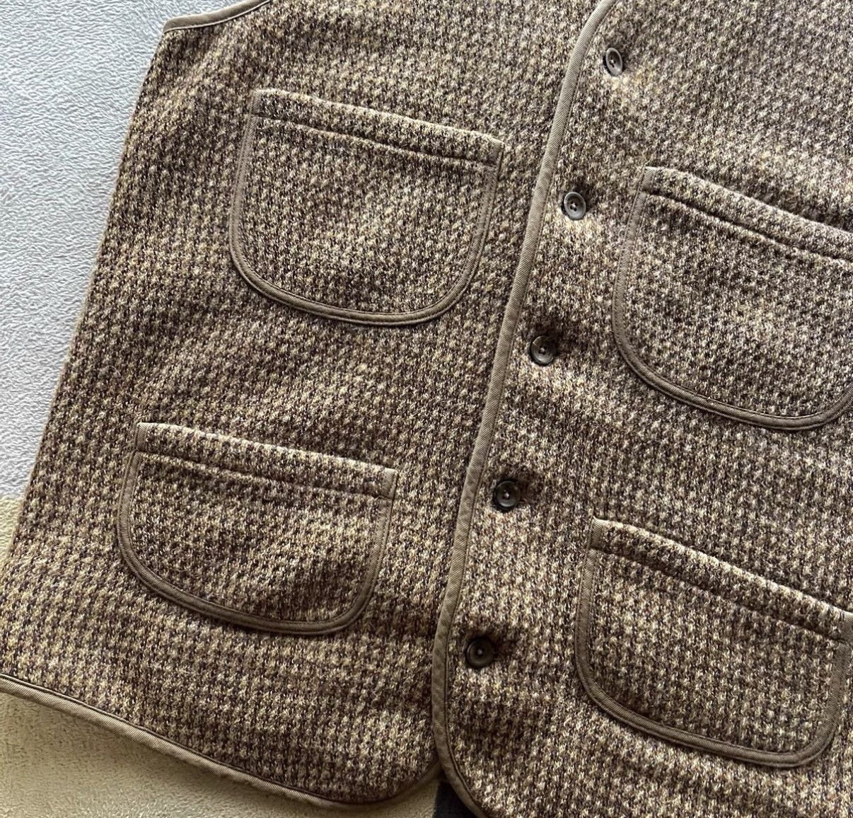 RRL Ralph Lauren RRL Ralph Lauren Double RL Wool Fisherman Vest K22 Size US S / EU 44-46 / 1 - 5 Thumbnail