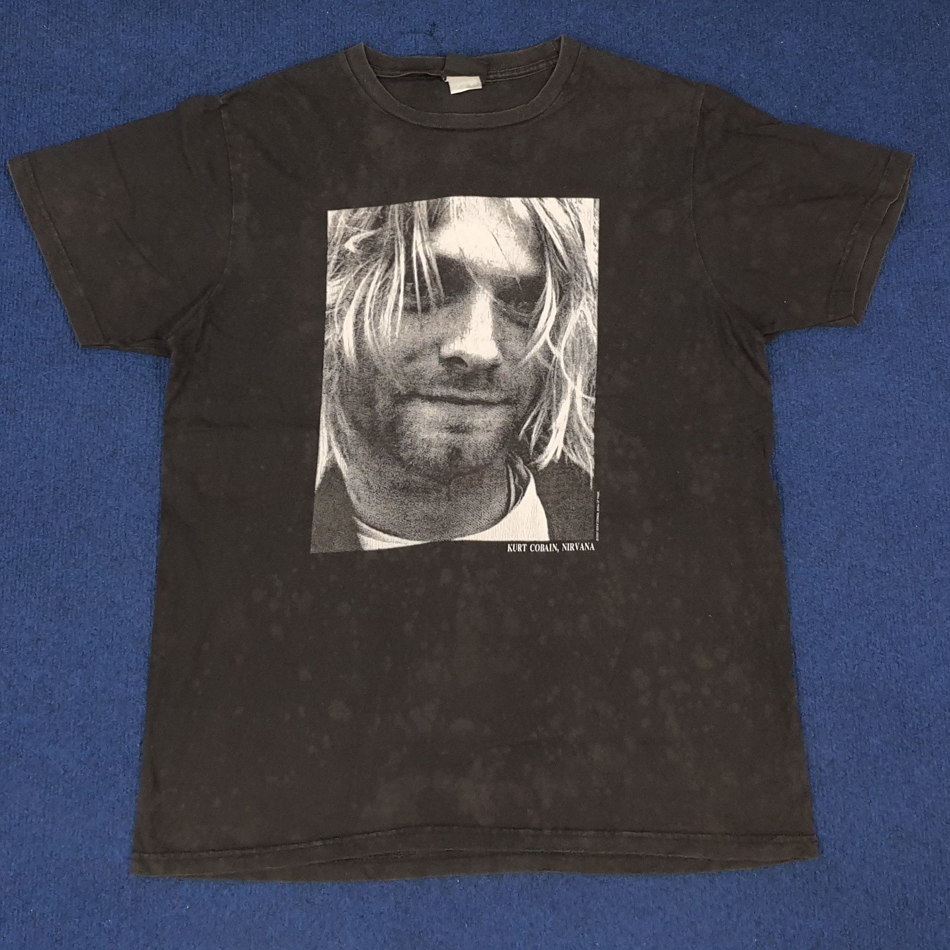 Band Tees × Vintage Vintage Kurt Cobain Photo Tee Band Tshirt Size US L / EU 52-54 / 3 - 1 Thumbnail
