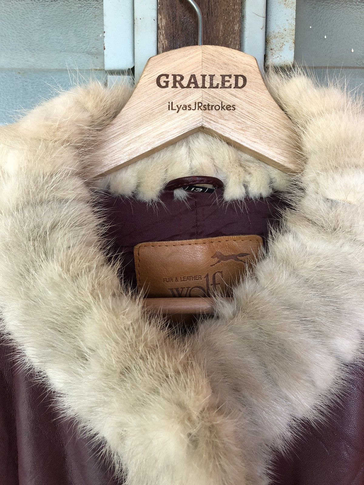 Japanese Brand Vintage Wolf Fur Leather Sheepskin Coat Jacket Size M / US 6-8 / IT 42-44 - 20 Thumbnail