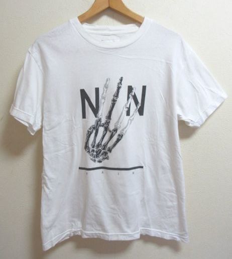 Number (N)ine Number Nine Pain Skeleton Hand T Shirt Size US M / EU 48-50 / 2 - 1 Thumbnail
