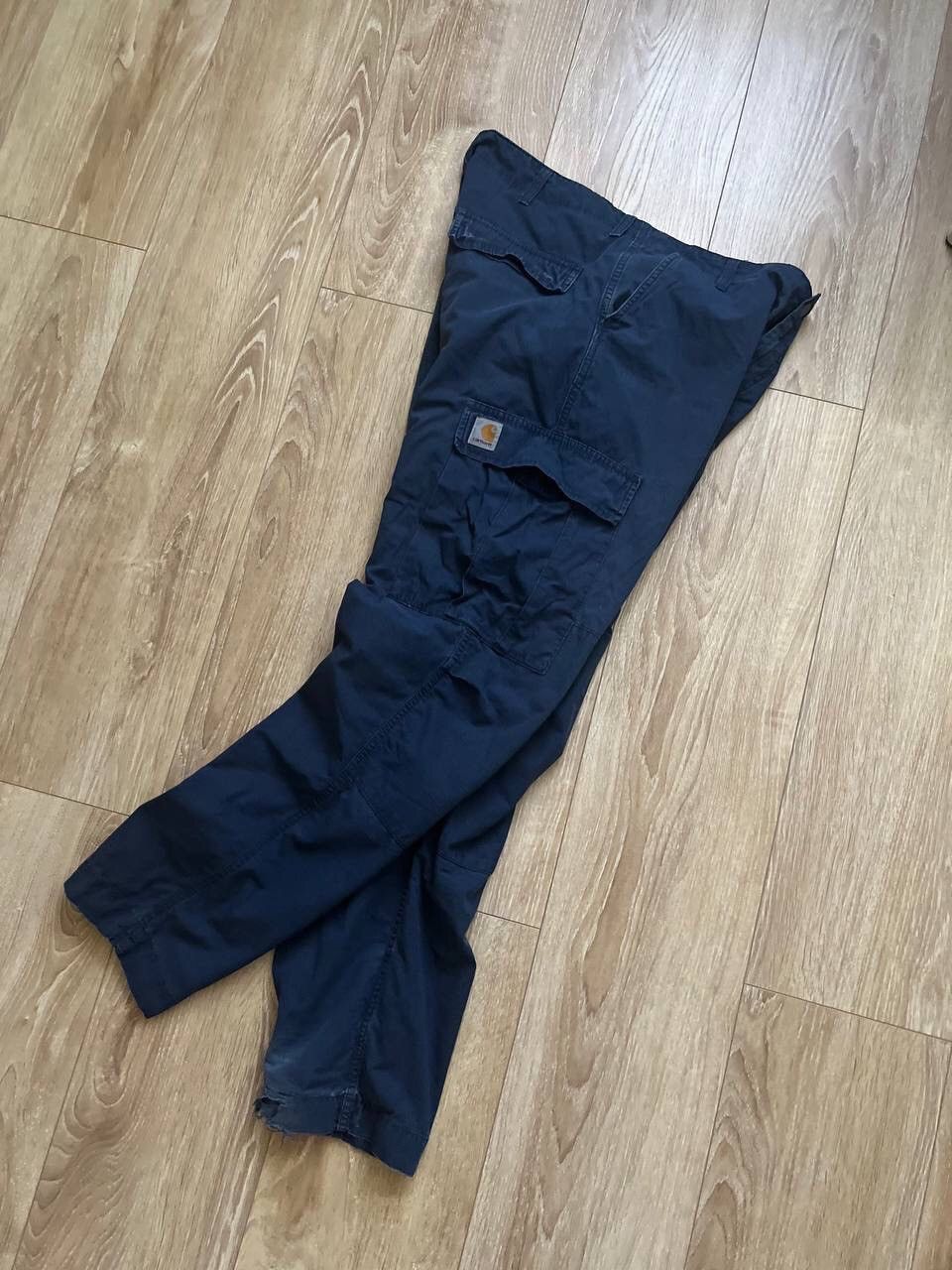 Carhartt Vintage Y2K Carhartt Cargo Pants Ripstop Size 34/32 Size US 34 / EU 50 - 1 Thumbnail