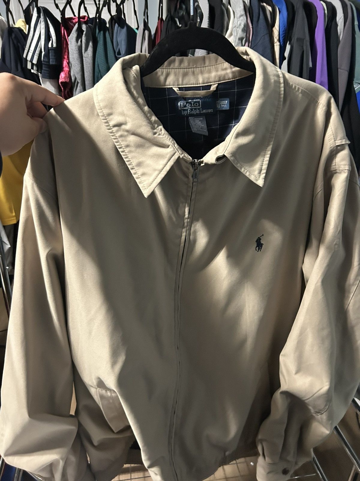 Polo Ralph Lauren Polo Ralph Lauren Khaki Bomber Jacker 3XLT Size US XXL / EU 58 / 5 - 2 Thumbnail