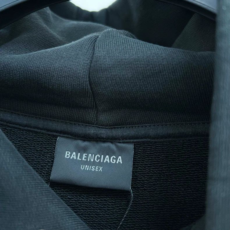 Balenciaga Balenciaga New Embroidered Letter Destroyed Hem Hoodie Size US M / EU 48-50 / 2 - 5 Thumbnail