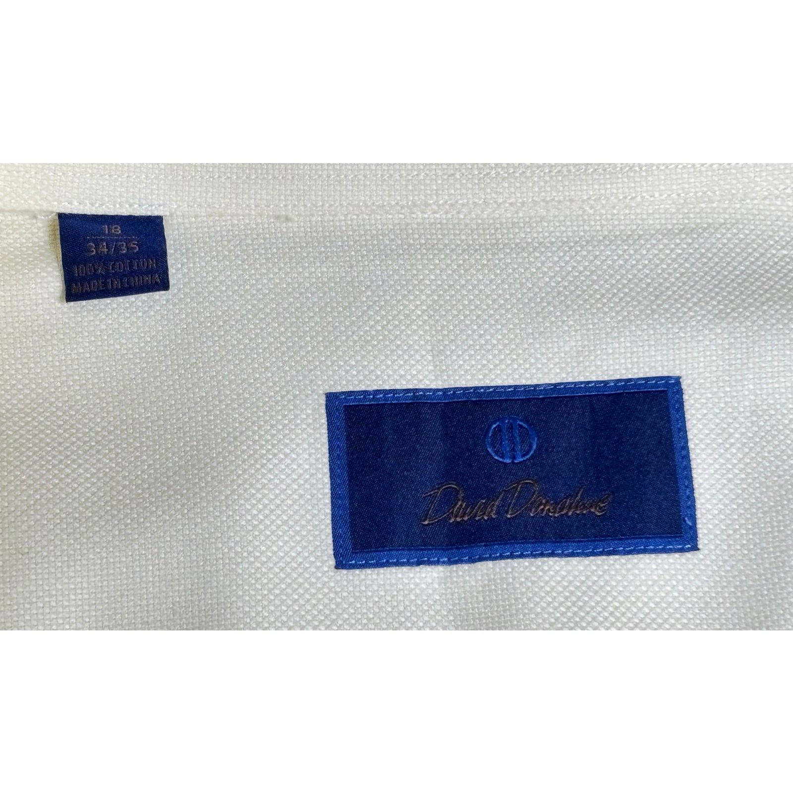 David Donahue David Donahue Yellow Dress Shirt Long Sleeve Mens 34/35 Size US XL / EU 56 / 4 - 11 Thumbnail
