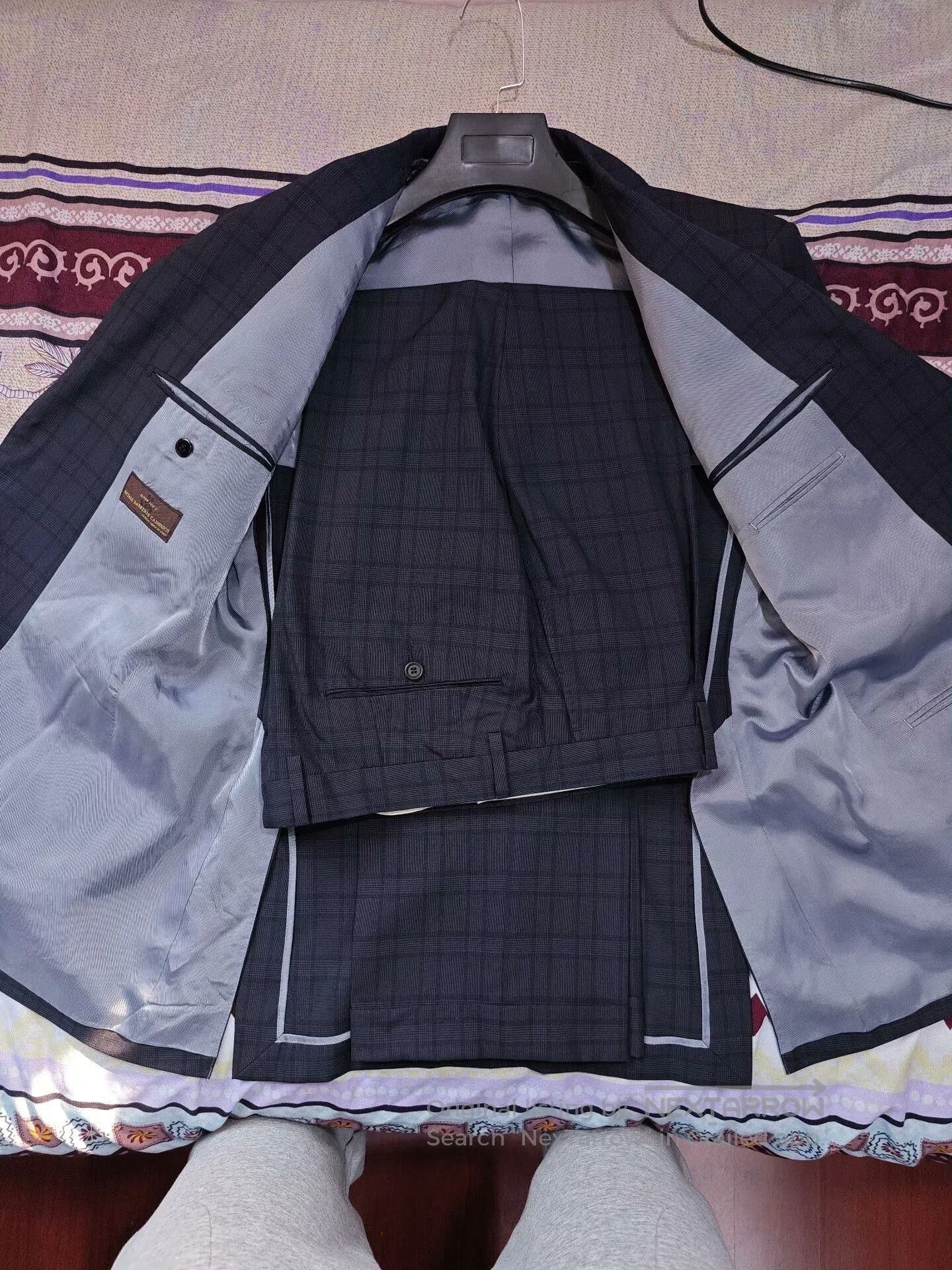 Japanese Brand Italian VBC Wool Blend Suit Set. Size US M / EU 48-50 / 2 - 6 Thumbnail
