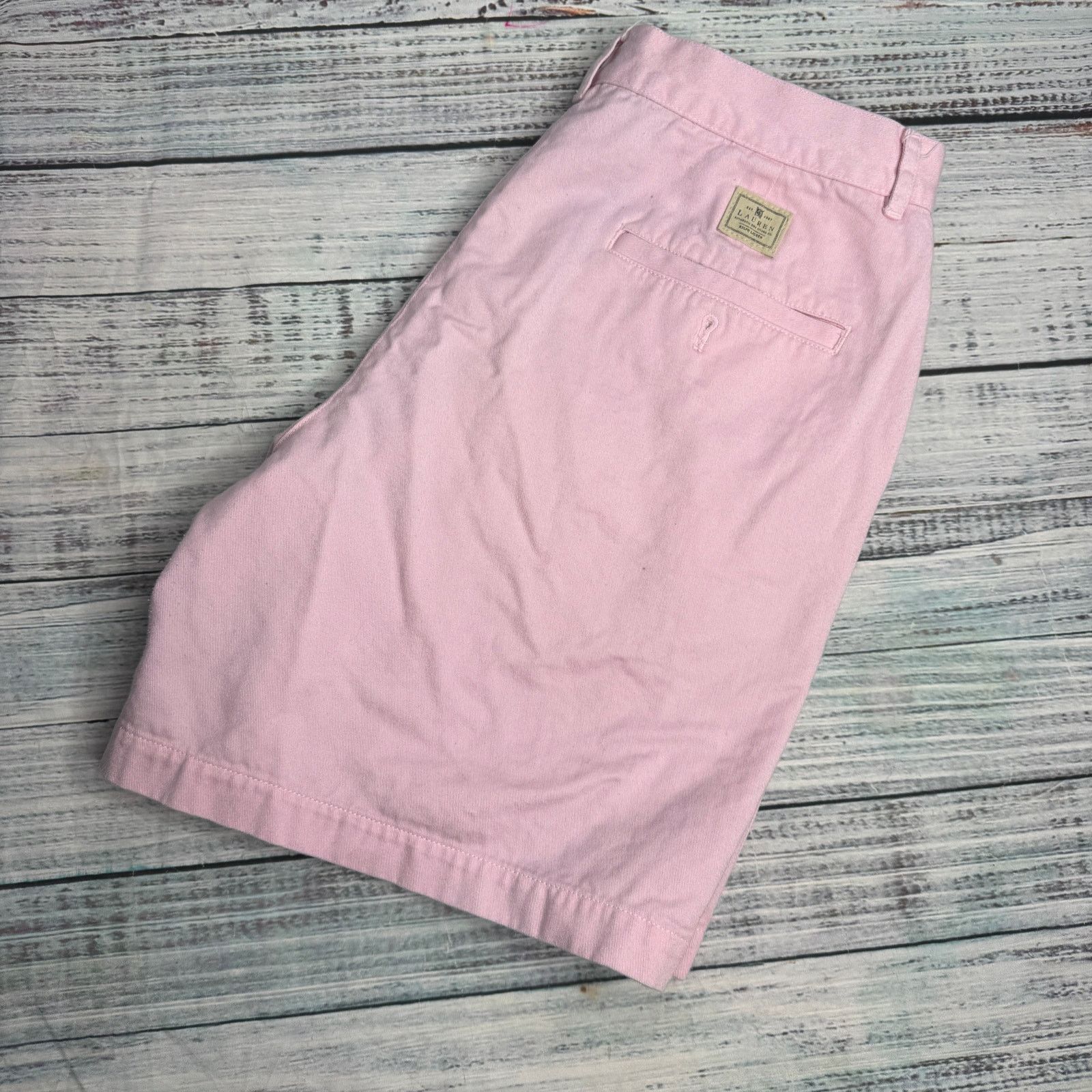 Lauren Ralph Lauren Lauren Ralph Lauren Pink Long Shorts Cotton Women's 8 Size 30" / US 8 / IT 44 - 3 Thumbnail