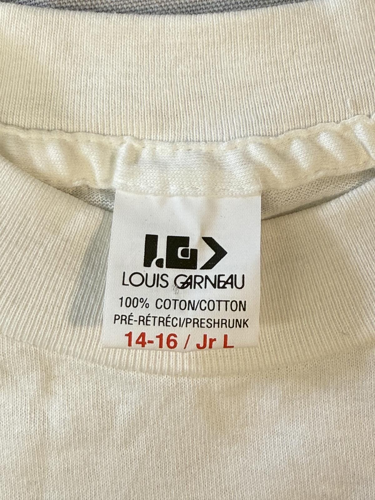 Designer VTG Tandem Surfing T-shirt Louis Garneau Art Tee Jr L Size US XXS / EU 40 - 2 Thumbnail