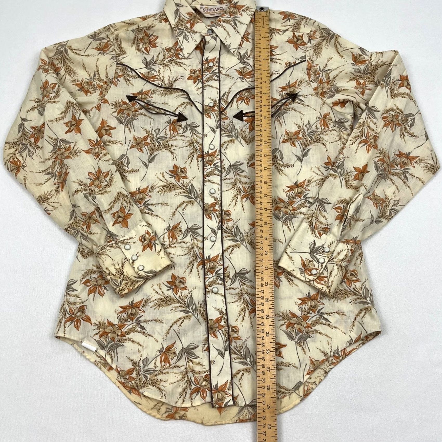Vintage VTG Sundance Career Club Shirt Mens M Slim Pearl Snap Smile Pocket Rockability Shirt Size US M / EU 48-50 / 2 - 5 Thumbnail