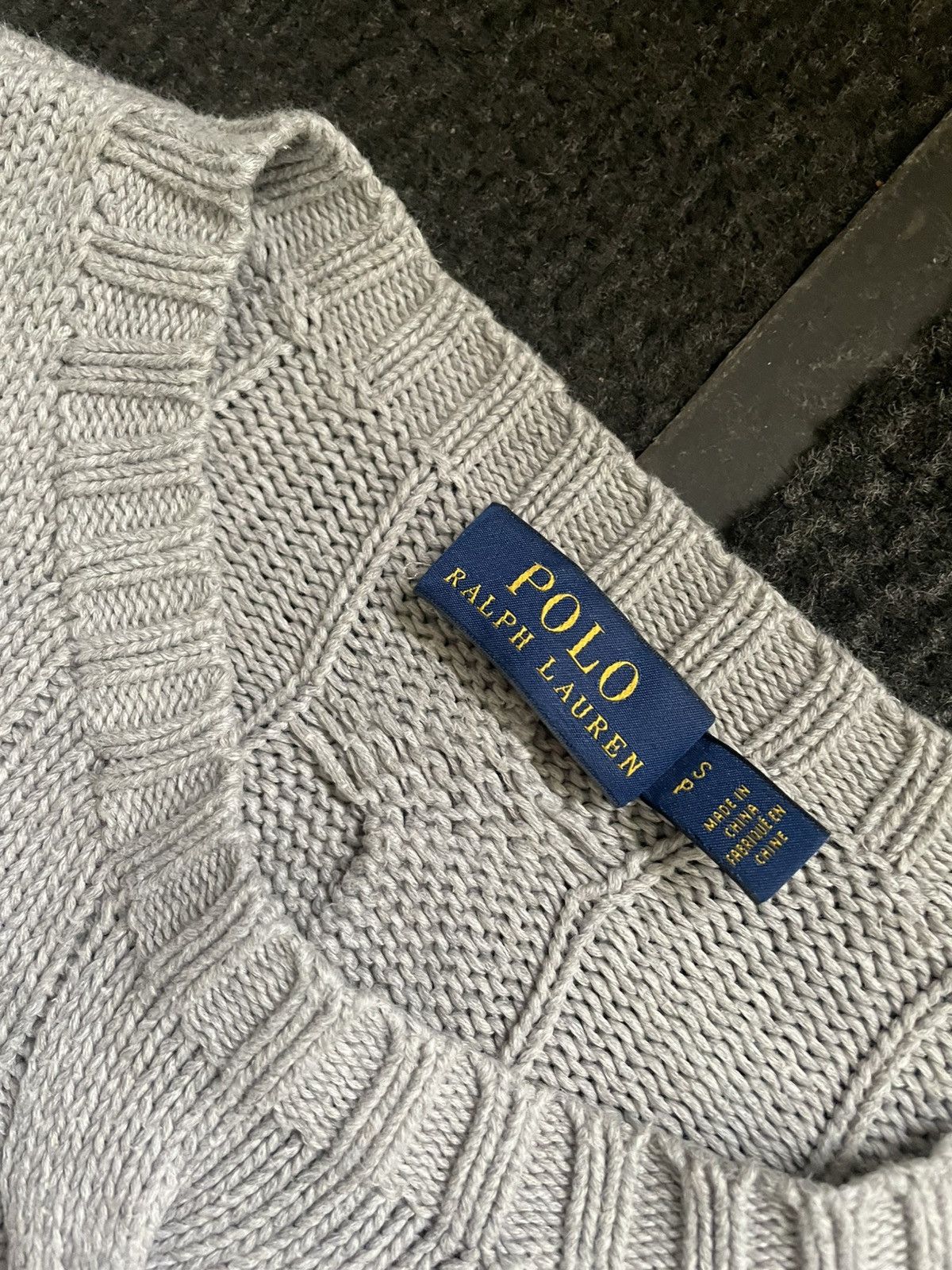 Ralph Lauren Ralph Lauren gris S cable sweat Size US S / EU 44-46 / 1 - 3 Thumbnail